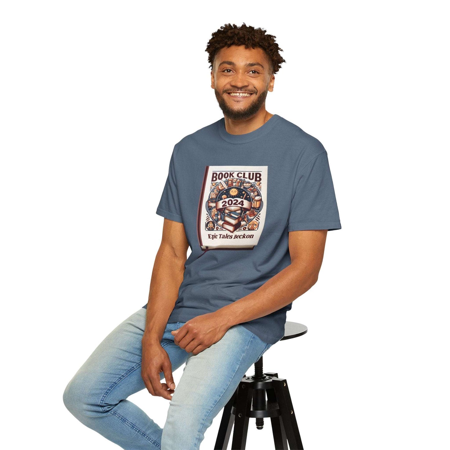 2024 Book Club - Literary Adventure tshirt - Epic Tales Beckon