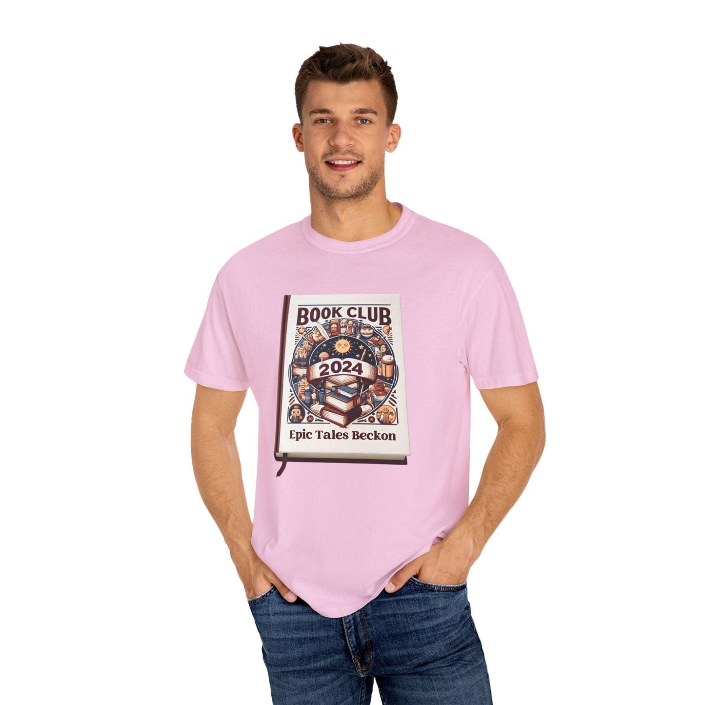 2024 Book Club - Literary Adventure tshirt - Epic Tales Beckon