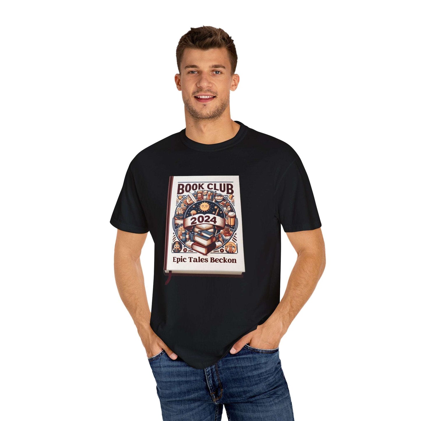 2024 Book Club - Literary Adventure tshirt - Epic Tales Beckon