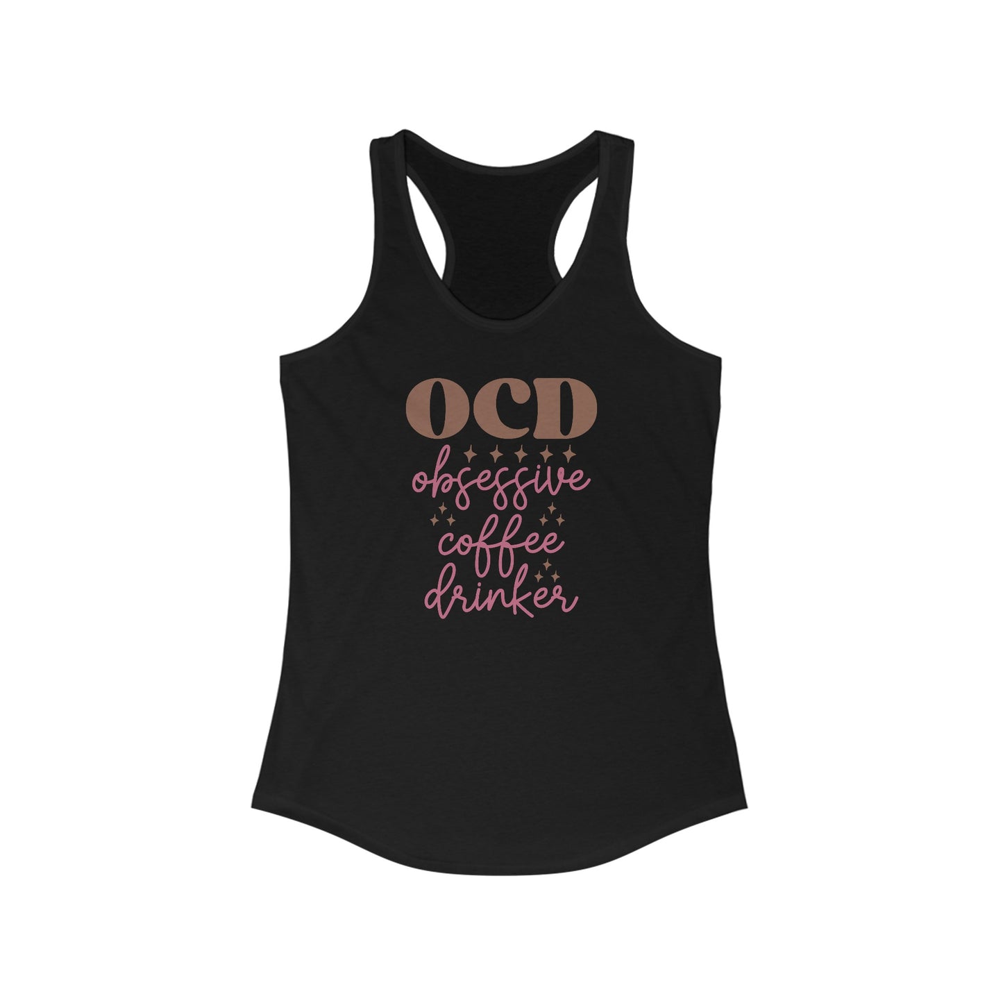 OCD Women’s Tank Top - Obsessive Coffee Drinker Design
