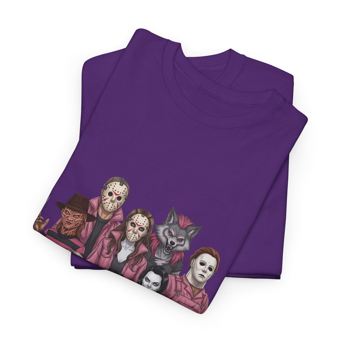 Horror Villains Breast Cancer Awareness Tee