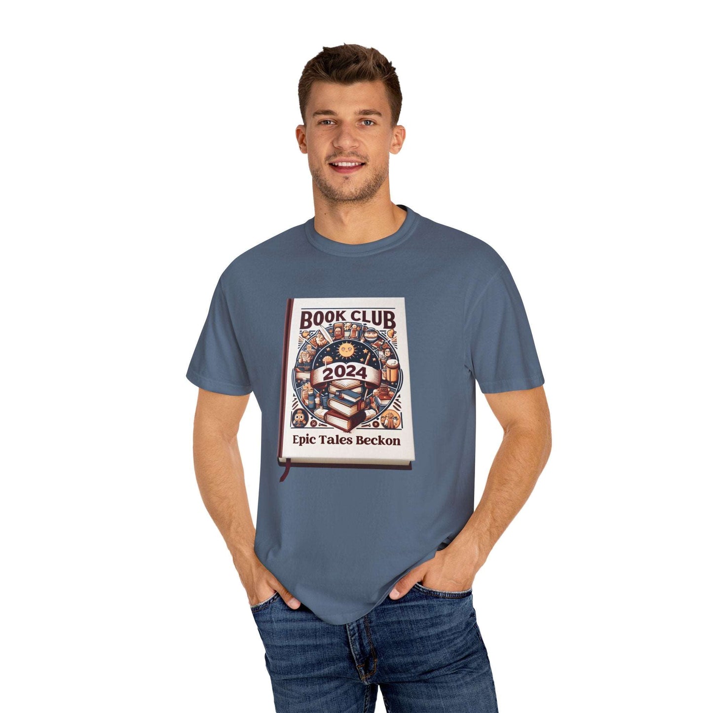 2024 Book Club - Literary Adventure tshirt - Epic Tales Beckon