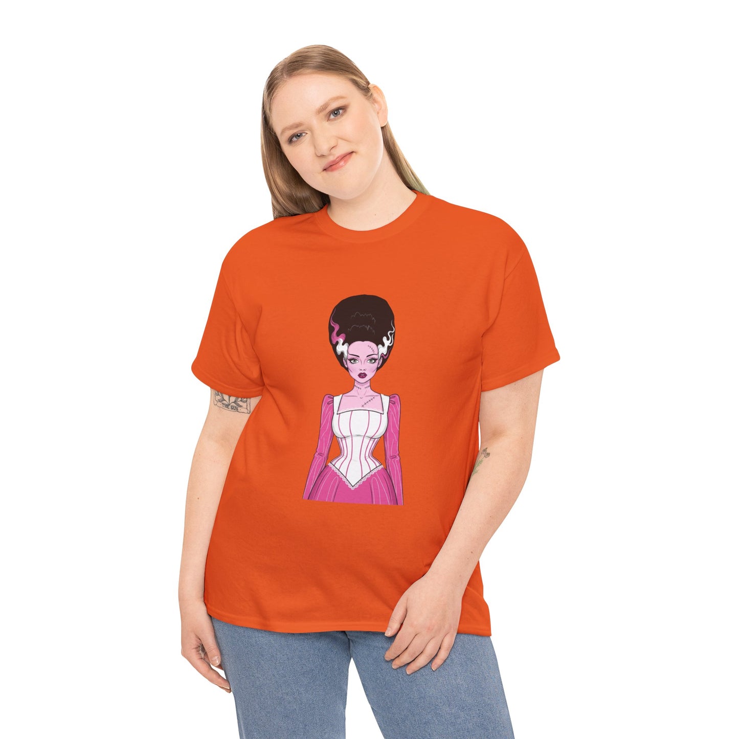 Pink Bride of Frankenstein Awareness Tee