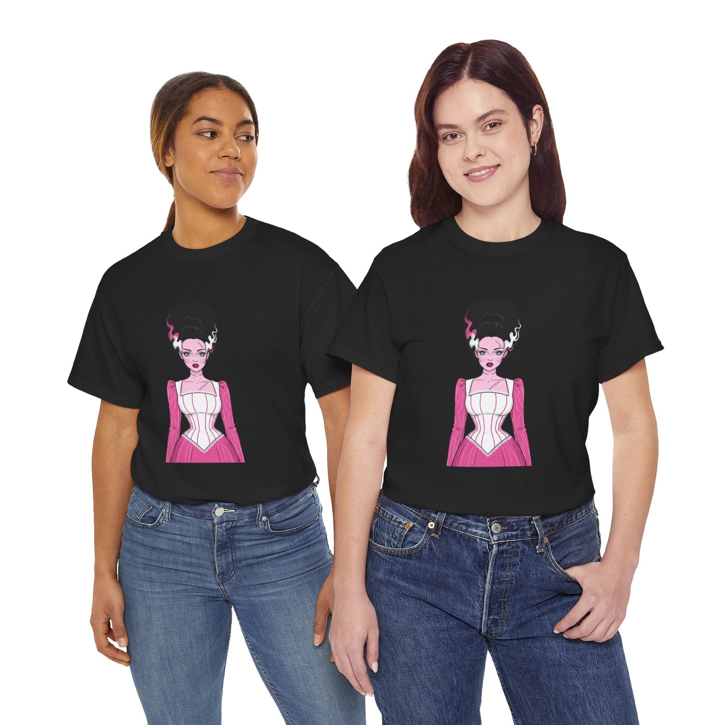 Pink Bride of Frankenstein Awareness Tee