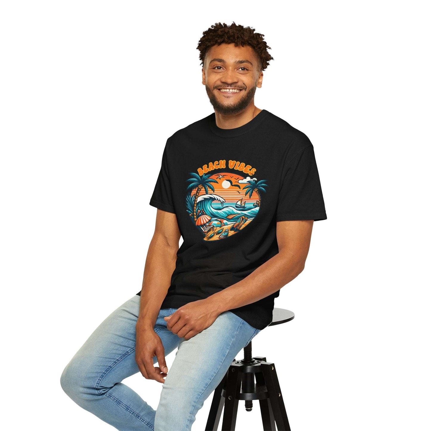 Beach Vibes - Retro Summer Bliss T-Shirt