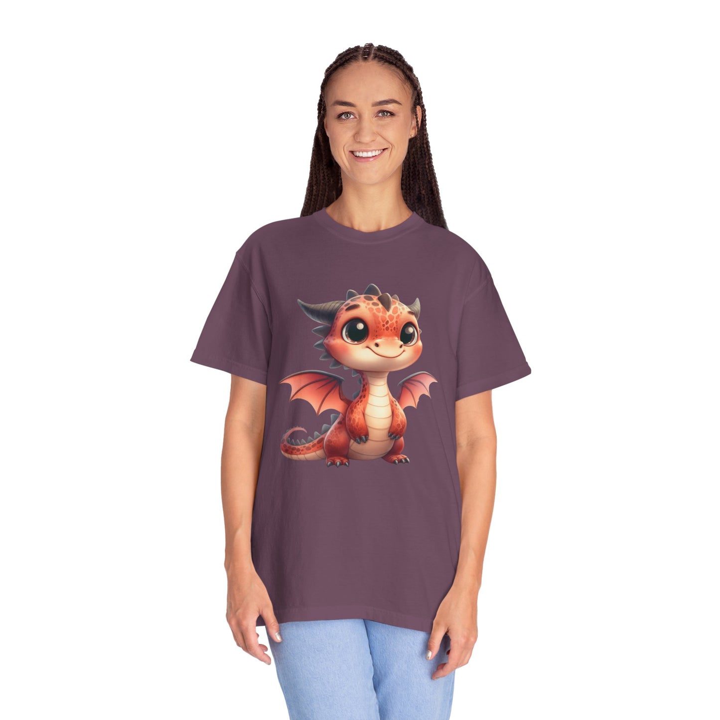 Adorable Dragon Whelp Tee - Soft Cotton T-Shirt with Fantasy Creature tee