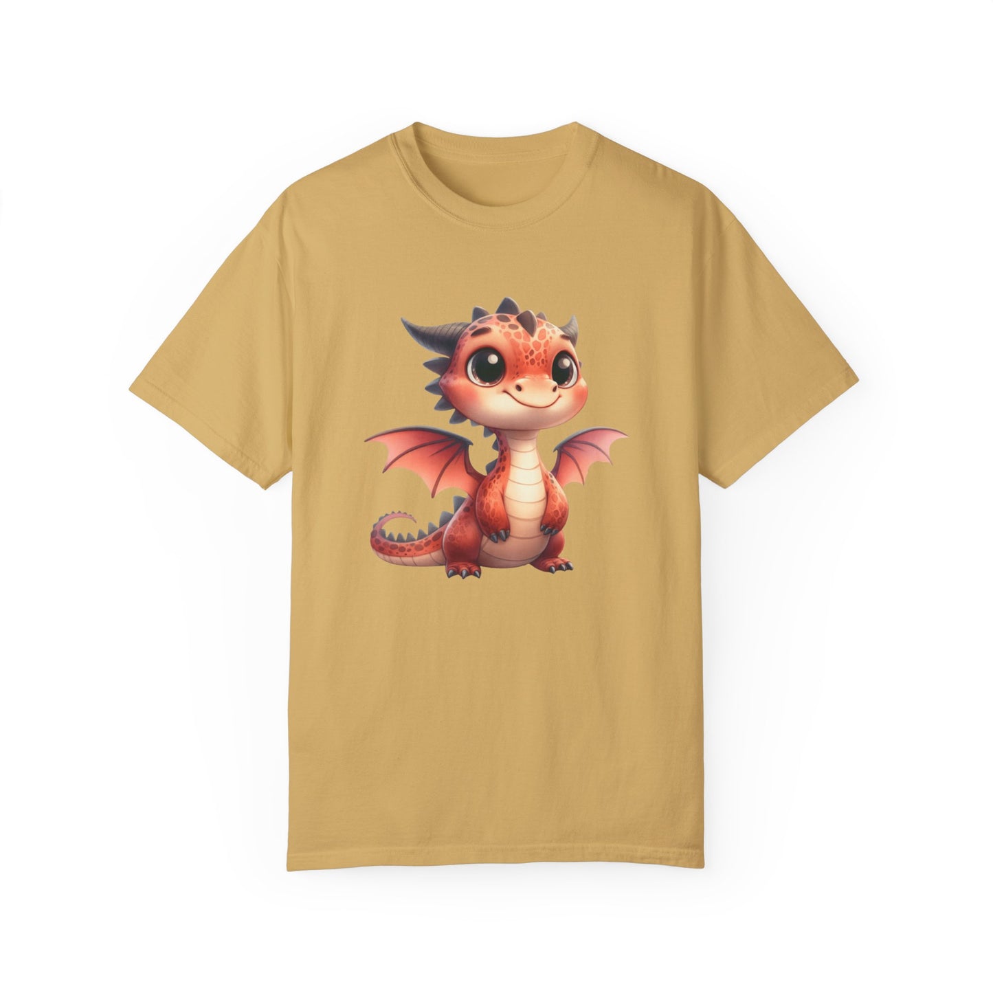 Playful Whimsy Dragon - Unique Cartoon-Style Dragon T-Shirt Design for Fun and Fantasy Lovers