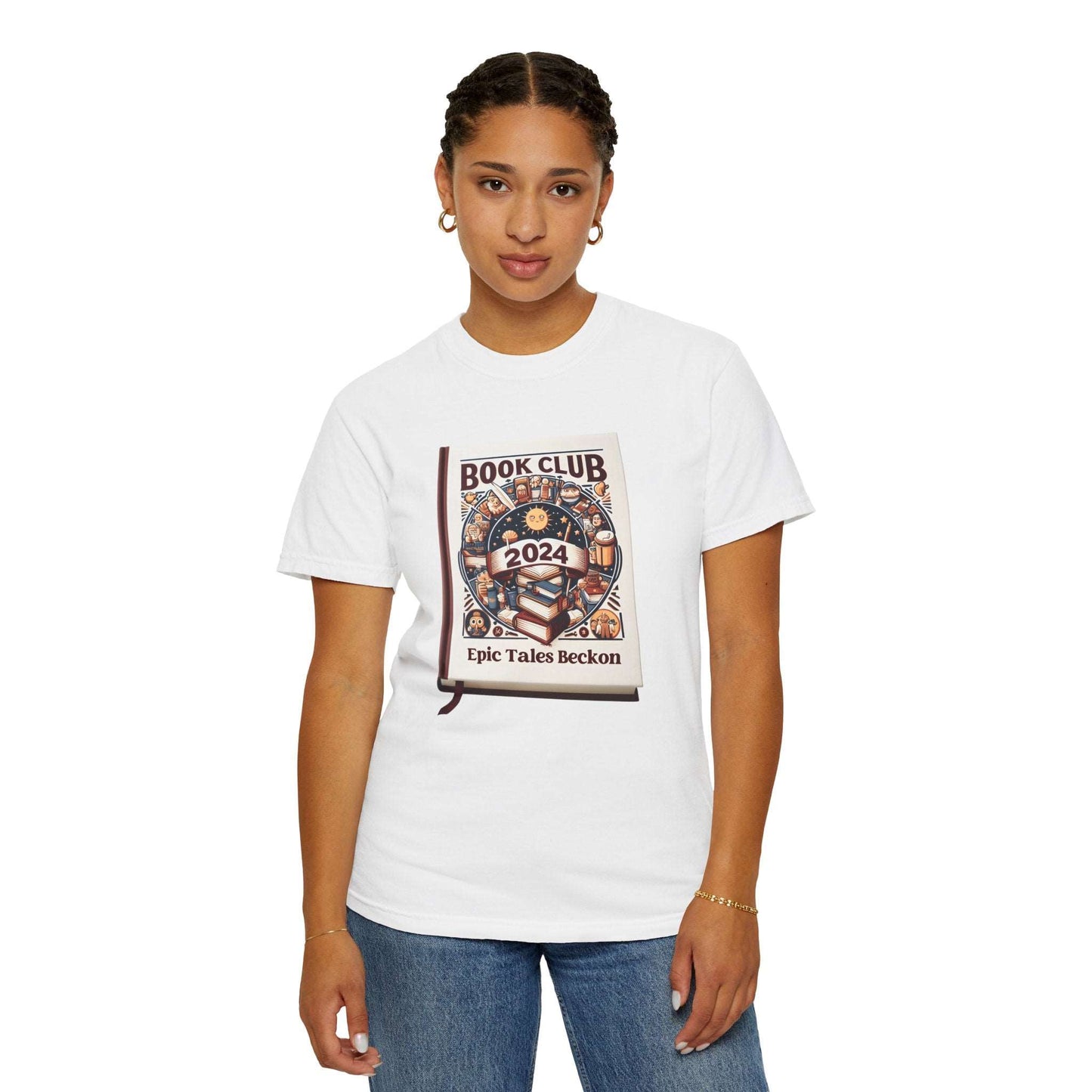 2024 Book Club - Literary Adventure tshirt - Epic Tales Beckon
