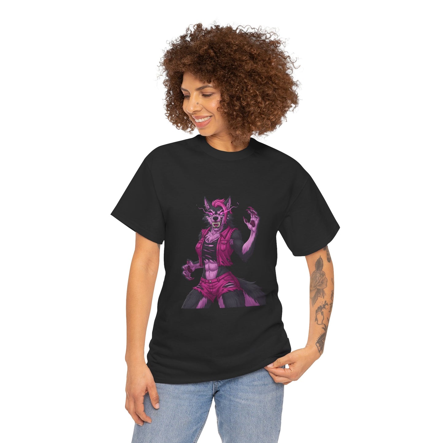Fierce Werewolf Fights Cancer Tee
