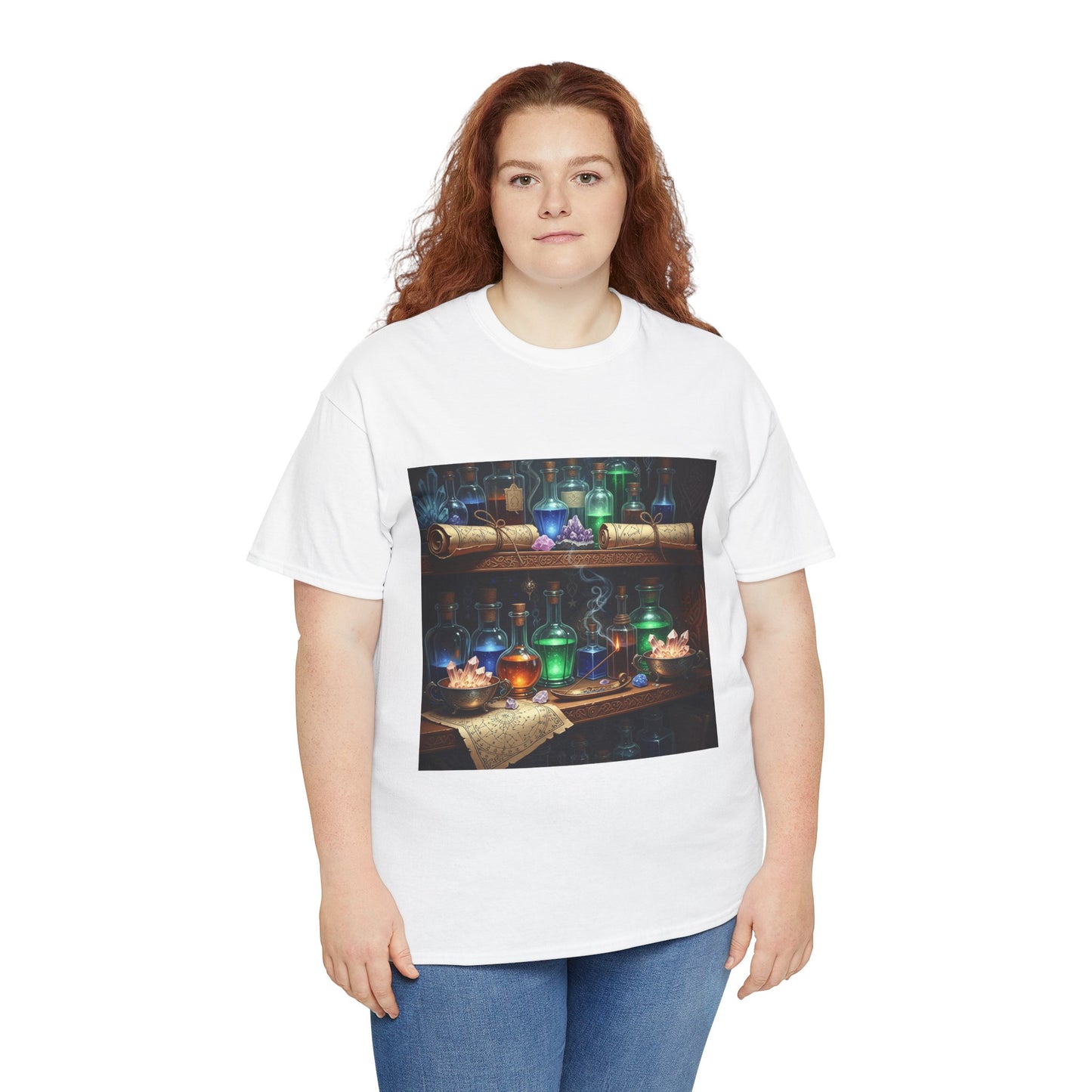 Witch's Potion Shelf Halloween Tee