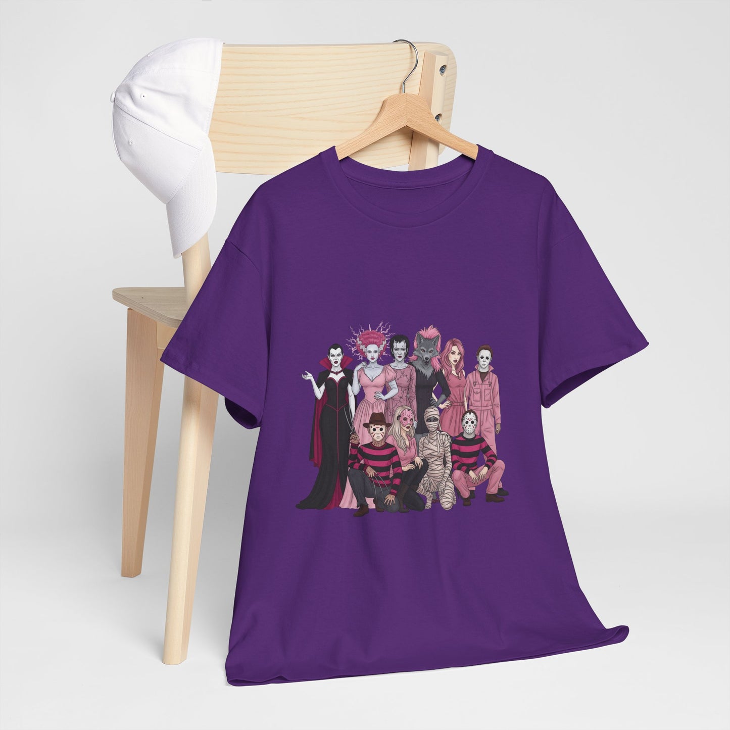 Horror Warriors in Pink Shirt Unisex Tee - Breast Cancer Awareness Month