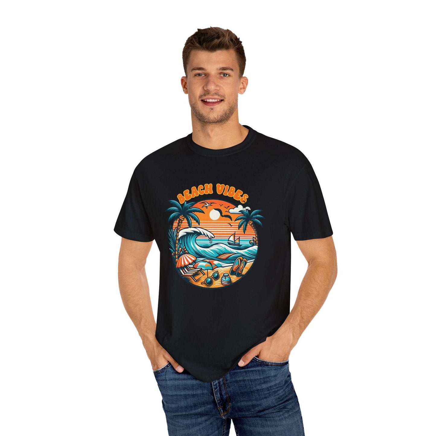 Beach Vibes - Retro Summer Bliss T-Shirt