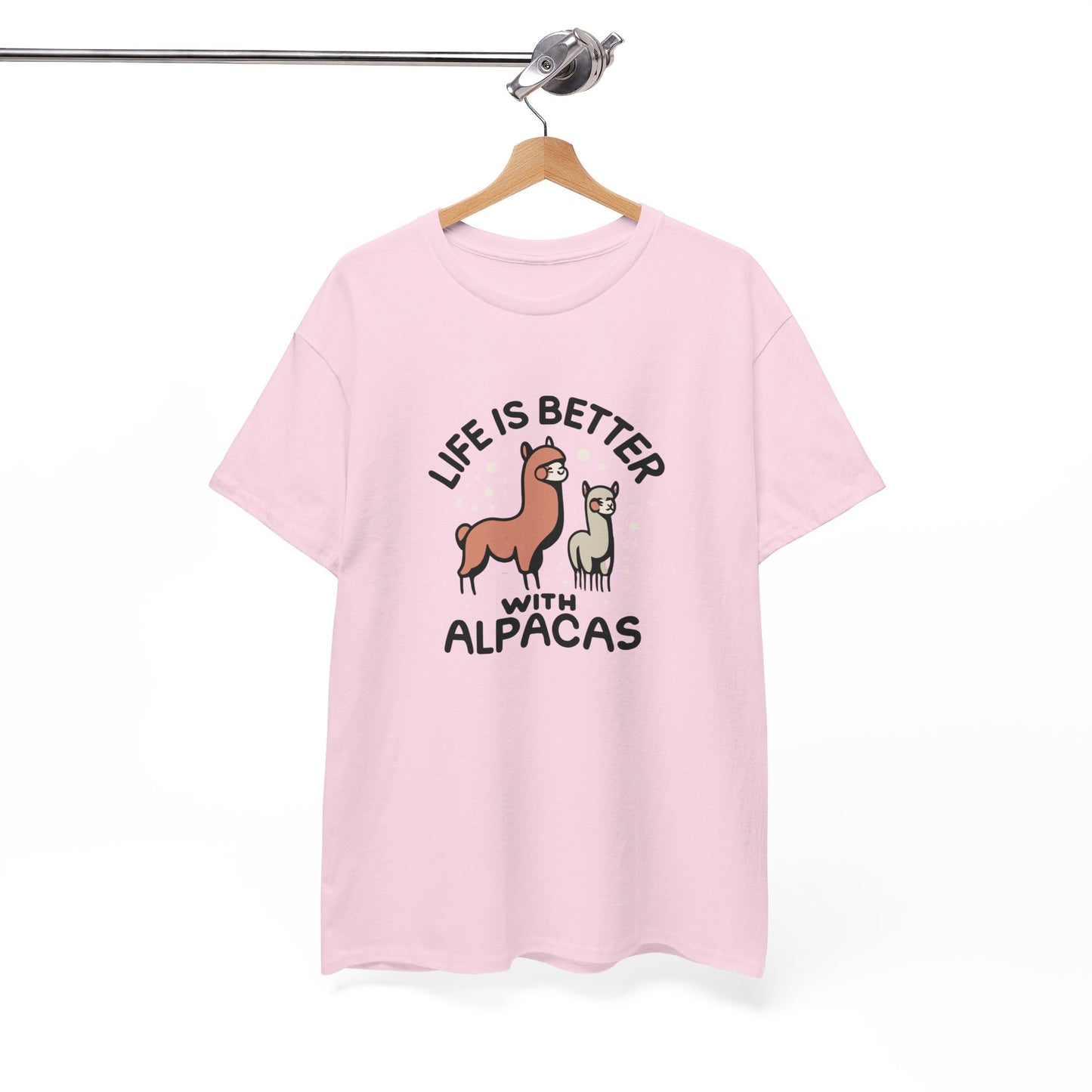 Life is Better with Alpacas - Whimsical T-Shirt for Animal Lover