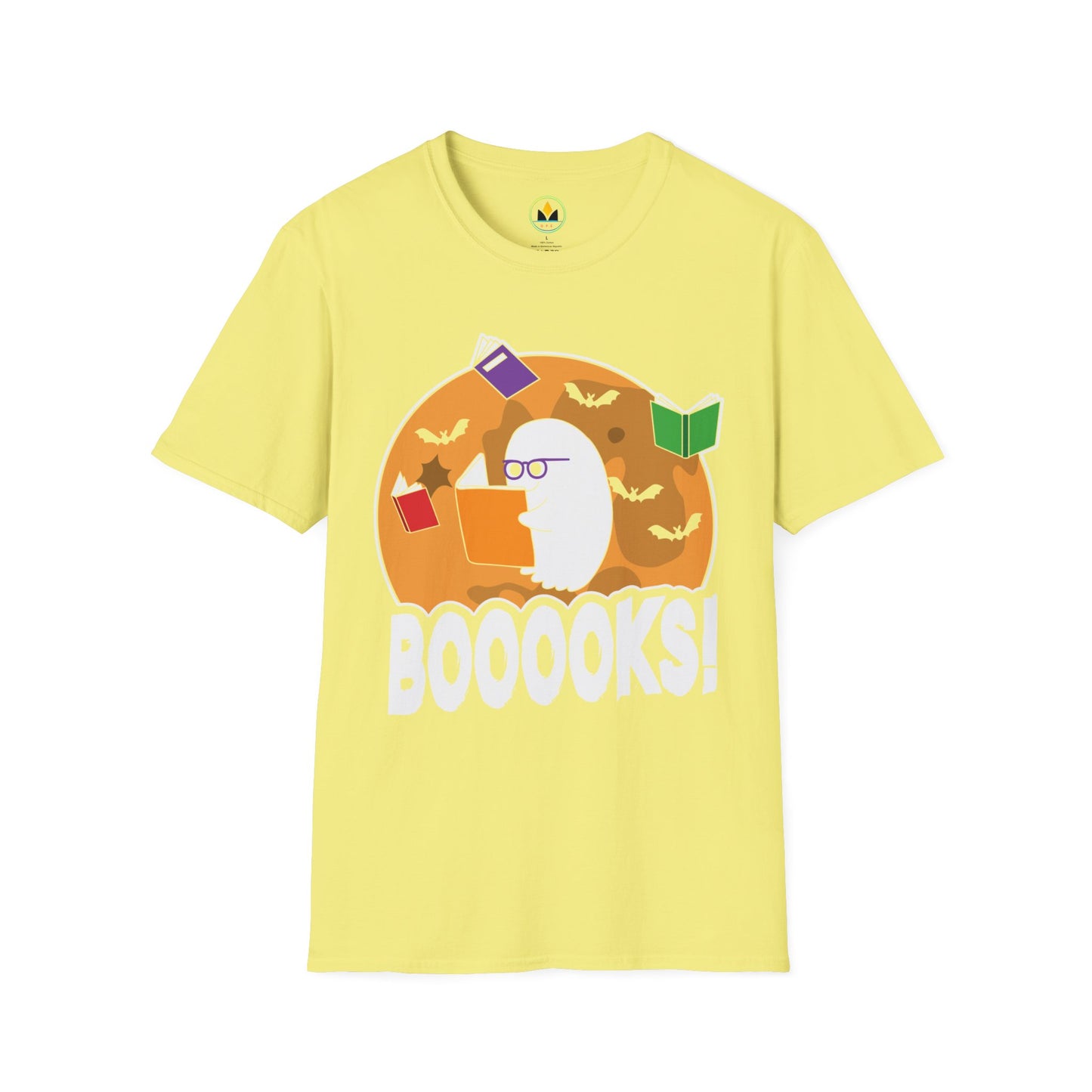 Ghostly Reader - Spooky Halloween BOOOOKS! Tee