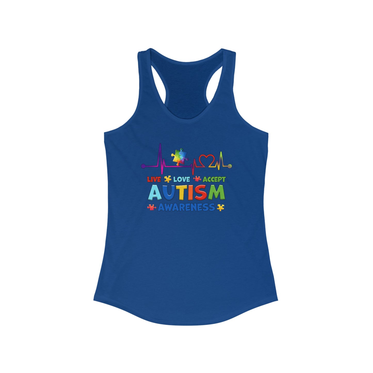 Empowerment Puzzle Autism Awareness Women’s Tank Top - Embrace Diversity