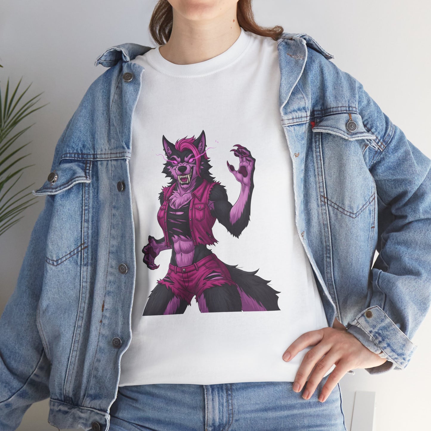 Fierce Werewolf Fights Cancer Tee