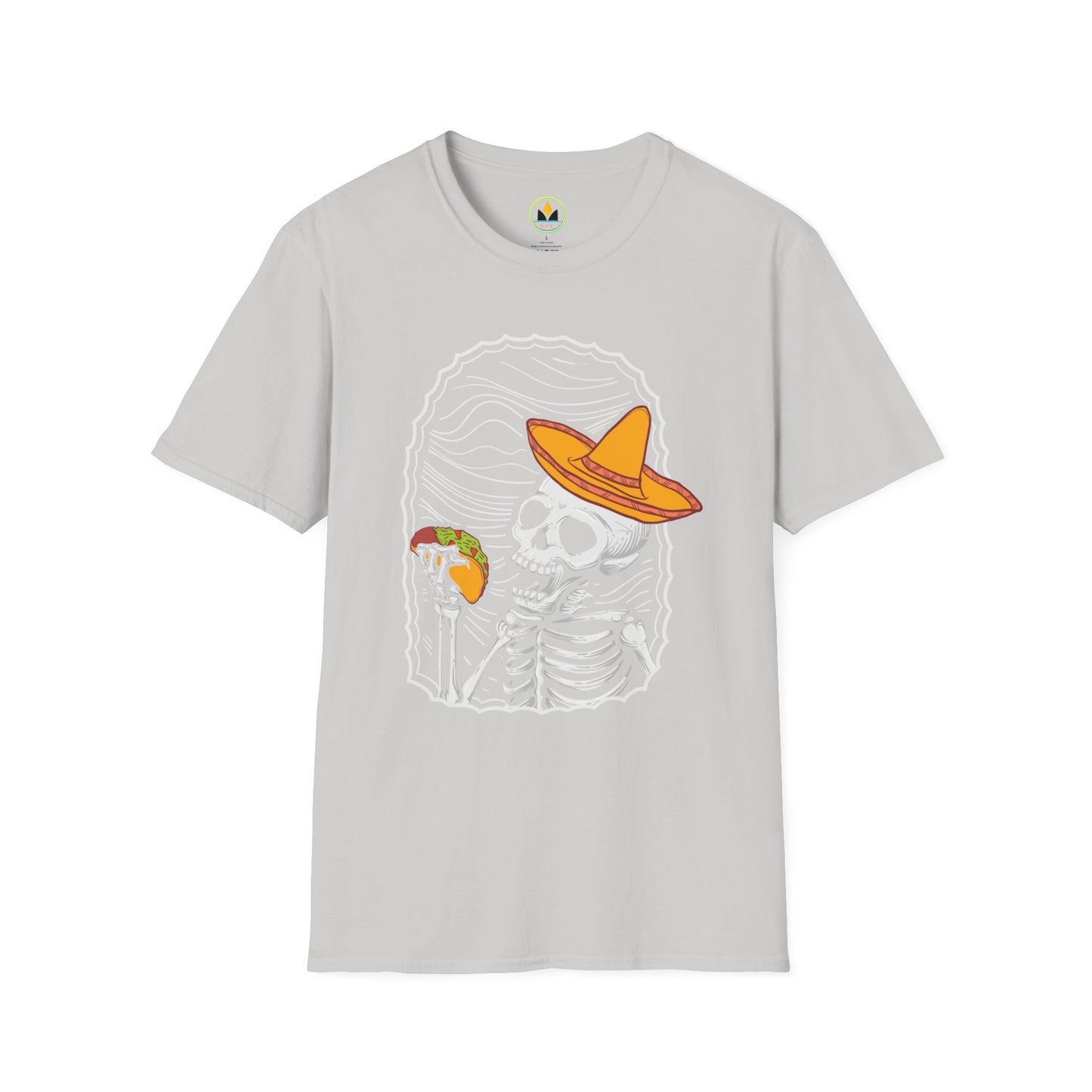 Fiesta of Frights - Sombrero Skeleton Taco Halloween Unisex T-Shirt