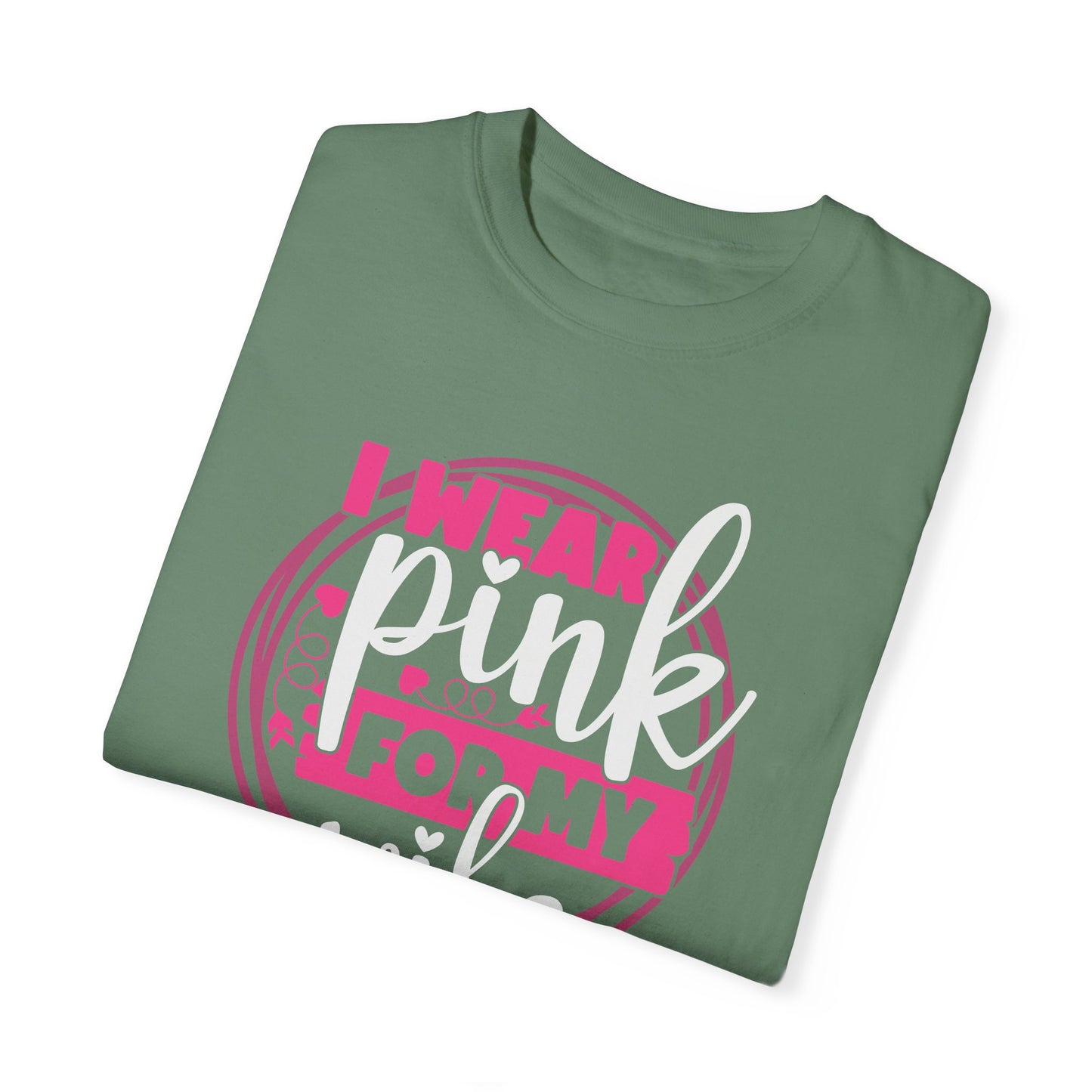 I Wear Pink For My Wife - Supportive Breast Cancer Awareness T-Shirt