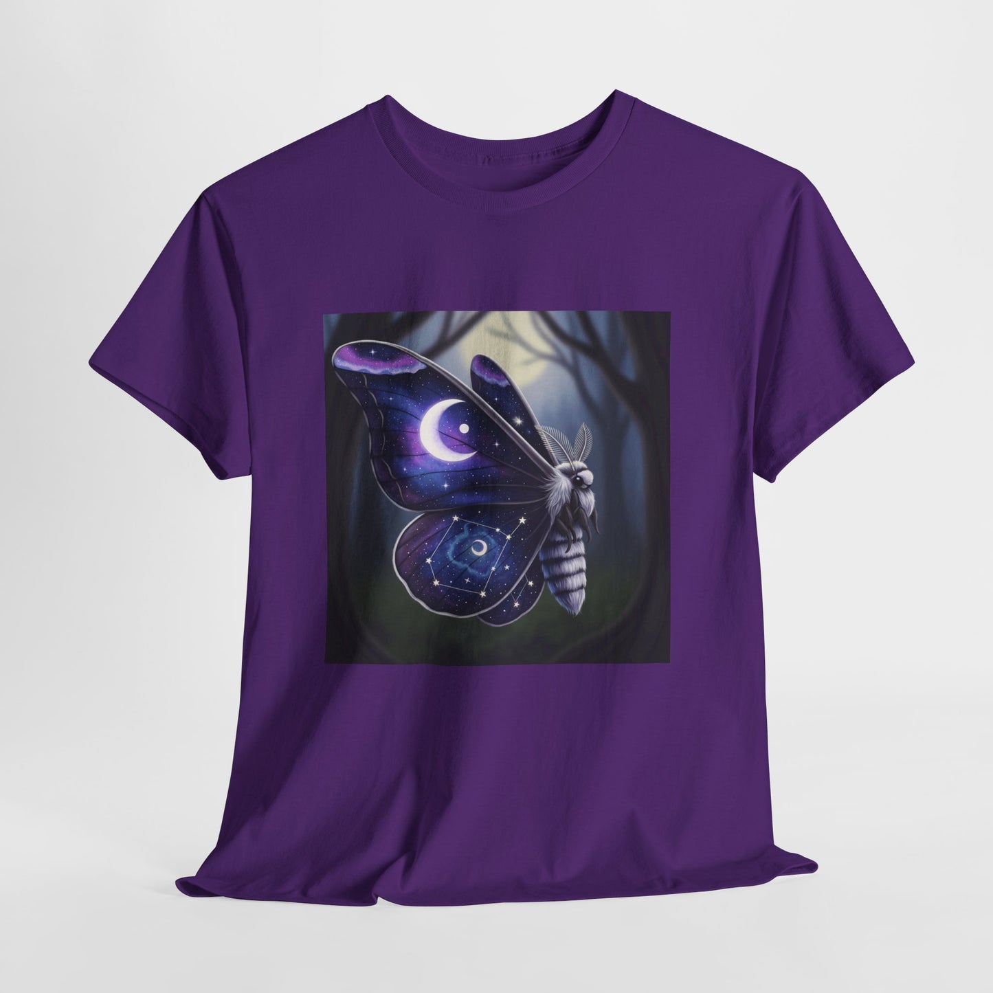 Witchy Galaxy Moth Moon Shirt