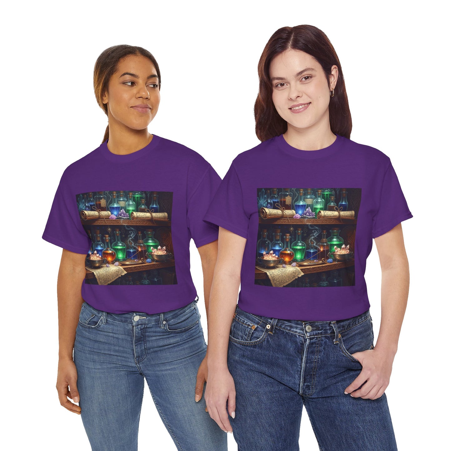 Witch's Potion Shelf Halloween Tee