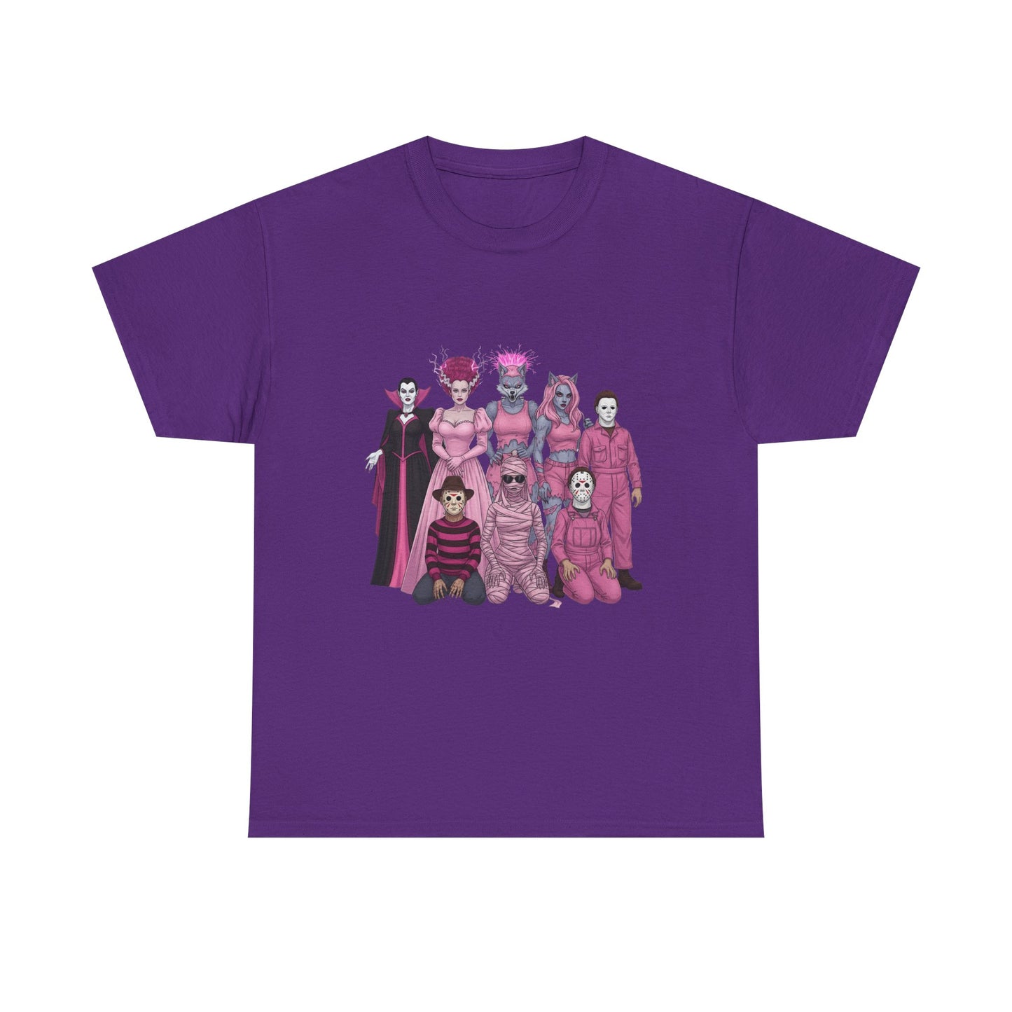 October Horror Pink Awareness Fighting for a Cause Unisex Tee - Breast Cancer Awareness Month