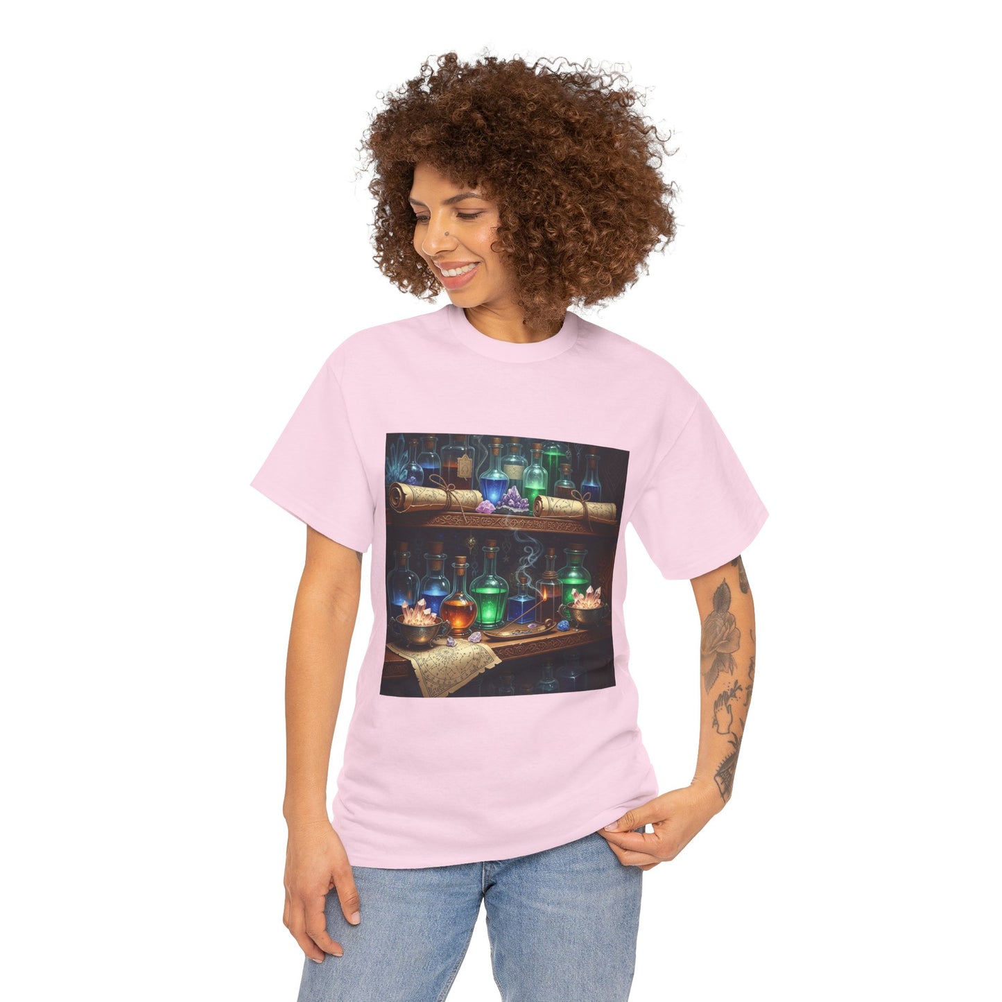 Witch's Potion Shelf Halloween Tee