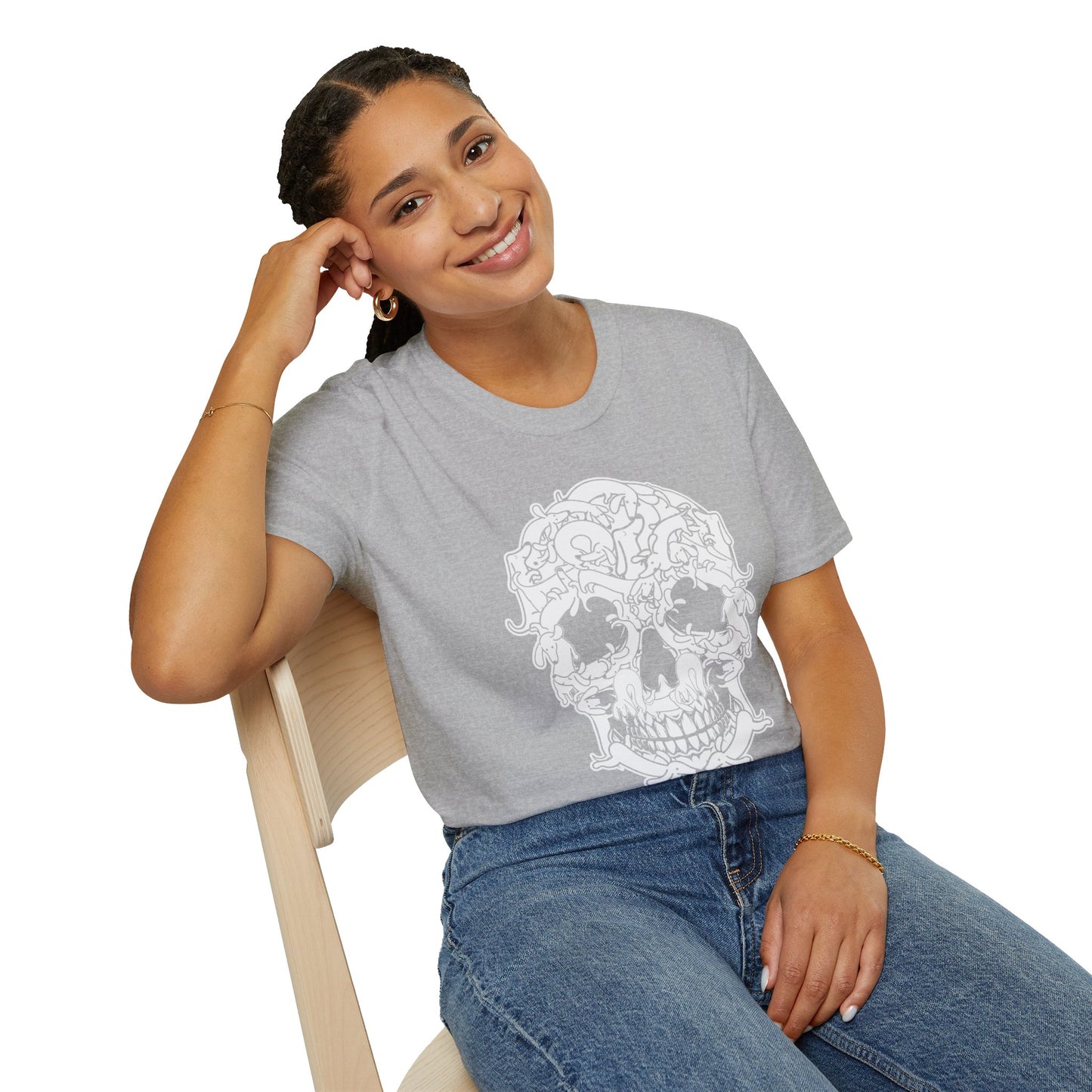 Unique Spooky Intricate Skull Dachshund Dog Halloween Tee - Perfect for Dog Lovers!