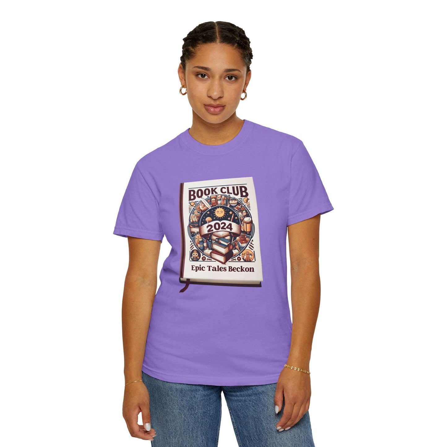 2024 Book Club - Literary Adventure tshirt - Epic Tales Beckon