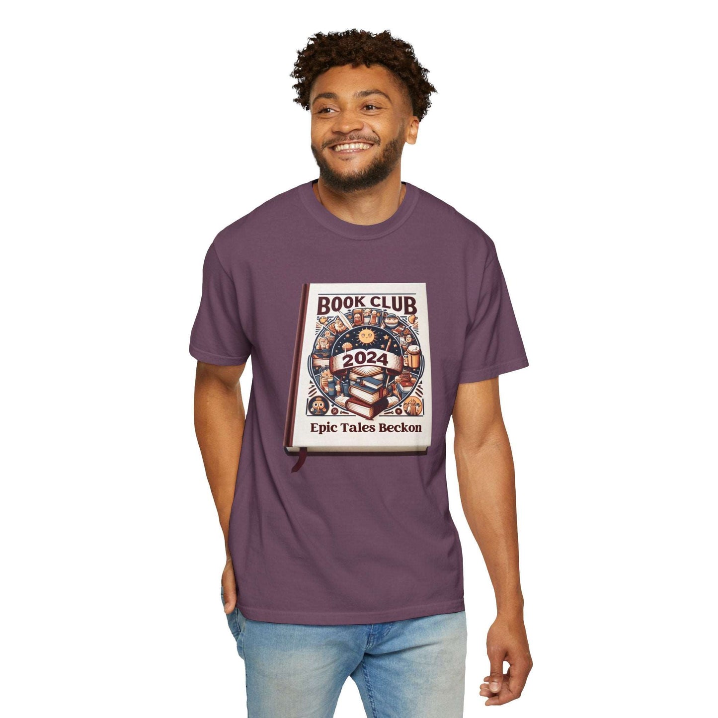 2024 Book Club - Literary Adventure tshirt - Epic Tales Beckon