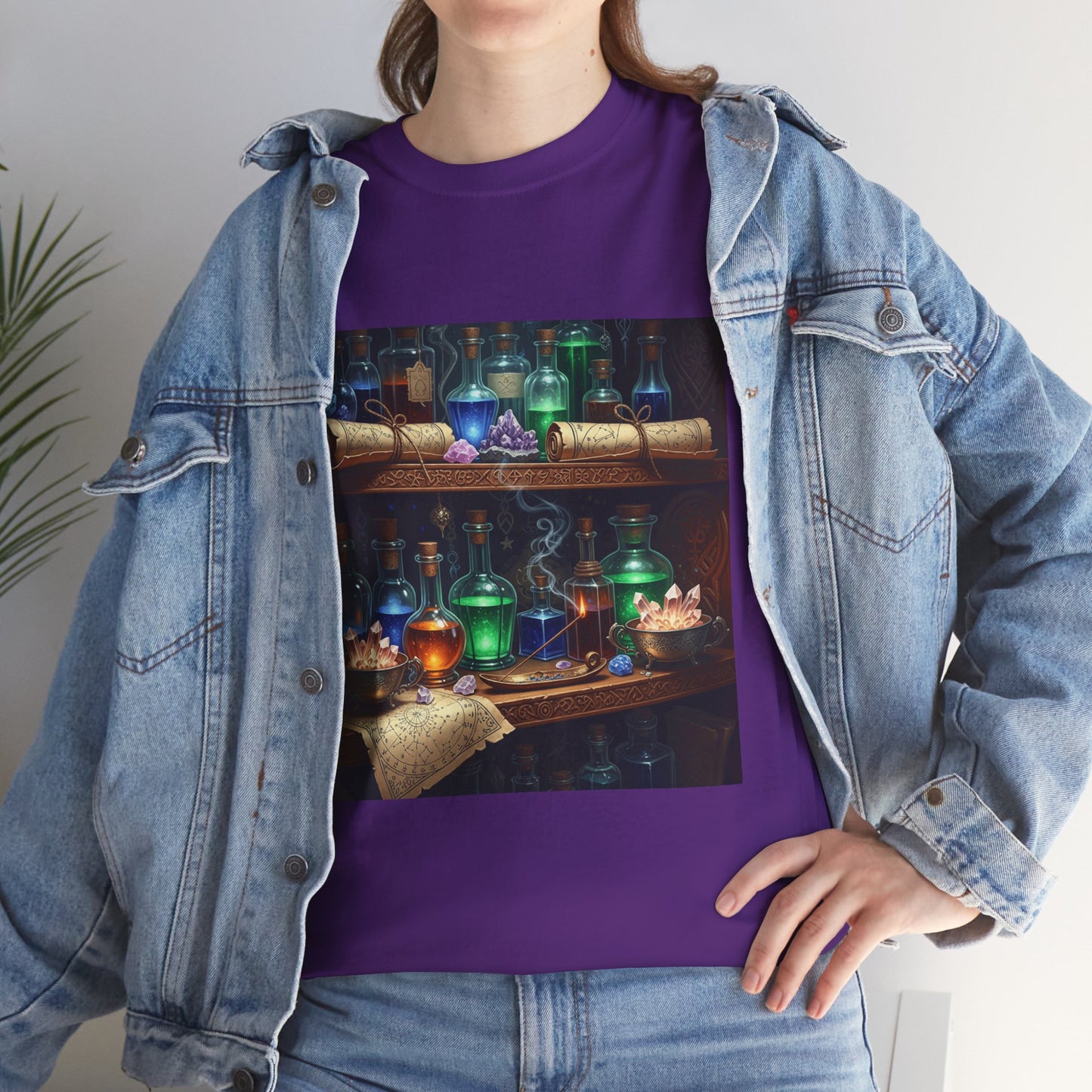 Witch's Potion Shelf Halloween Tee