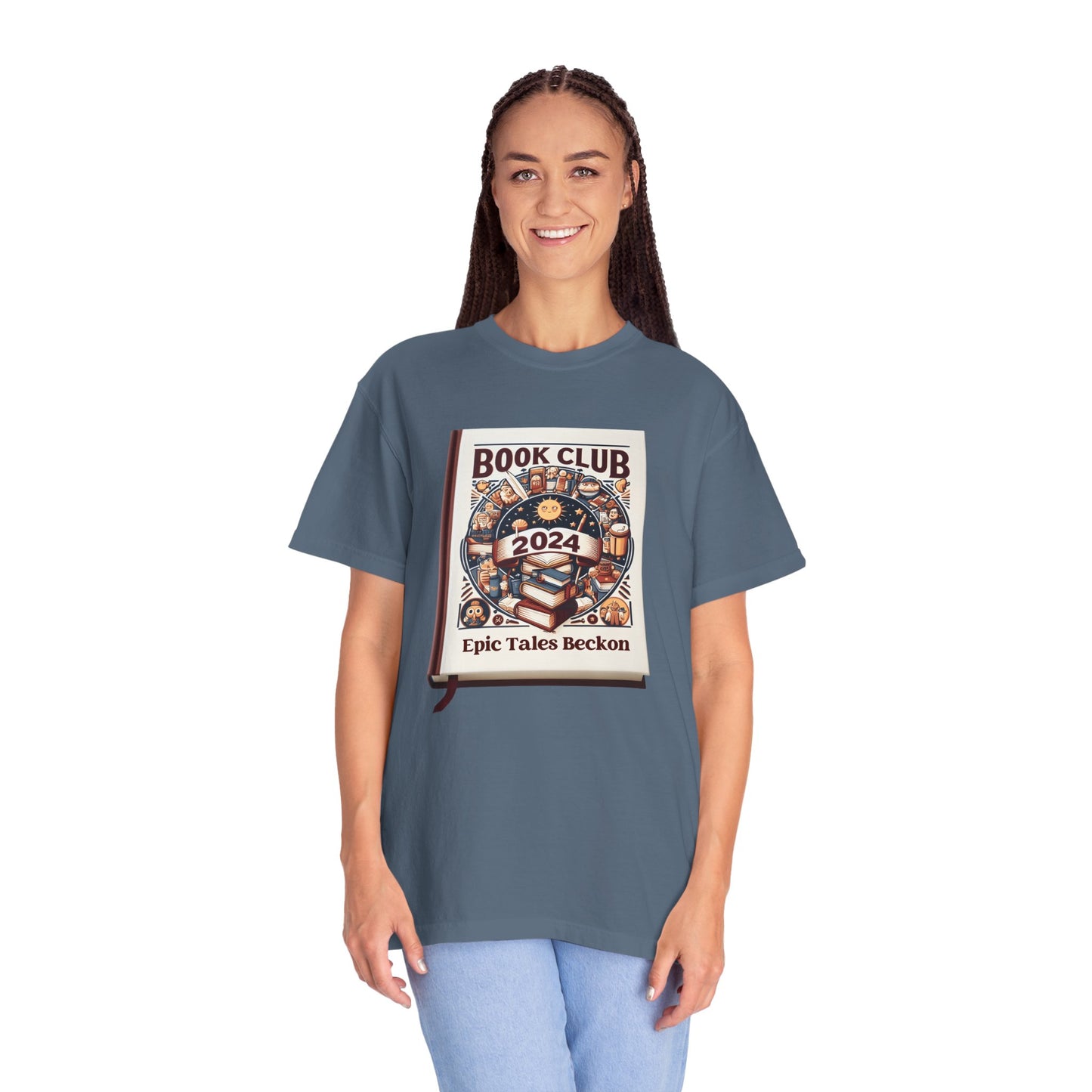 2024 Book Club - Literary Adventure tshirt - Epic Tales Beckon