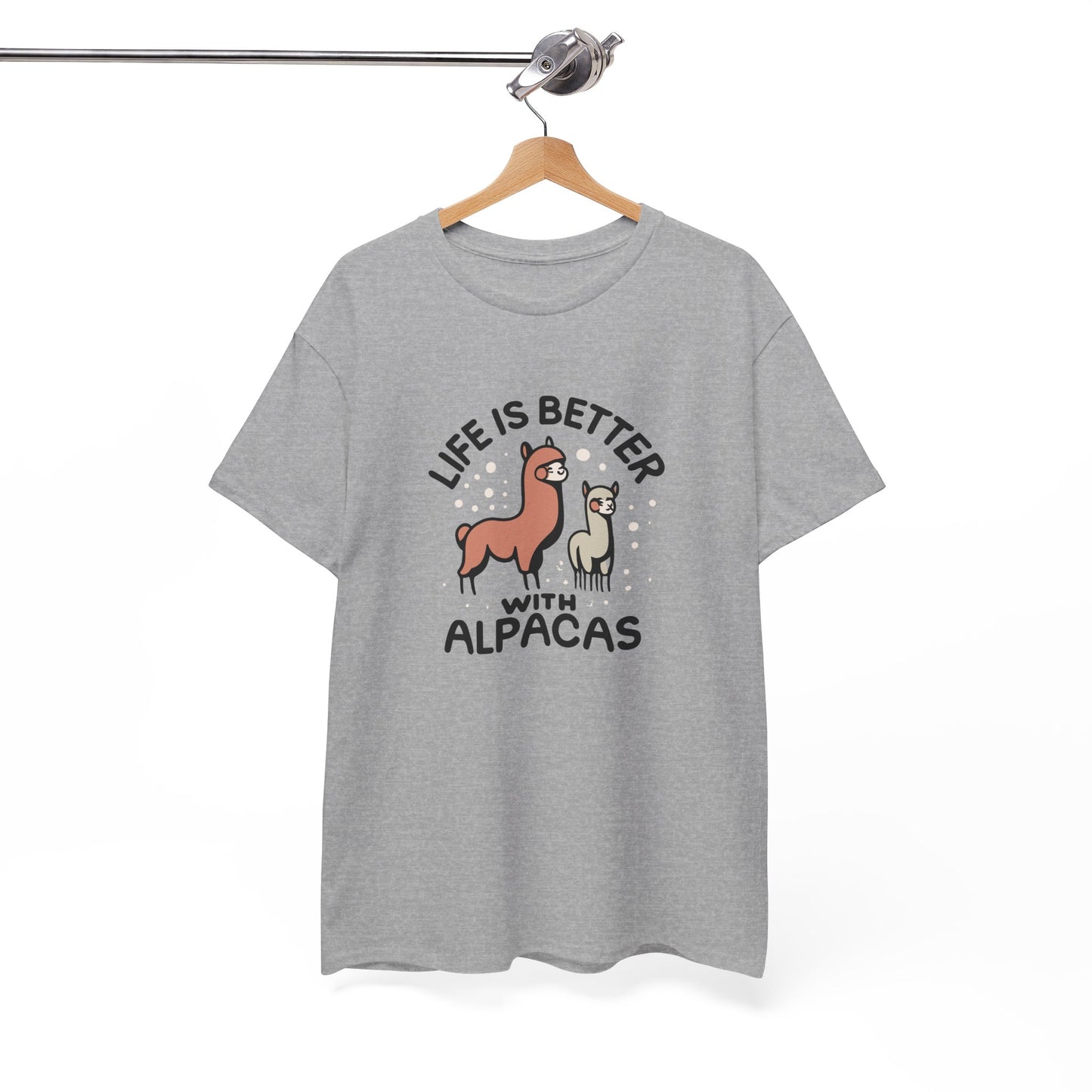 Life is Better with Alpacas - Whimsical T-Shirt for Animal Lover