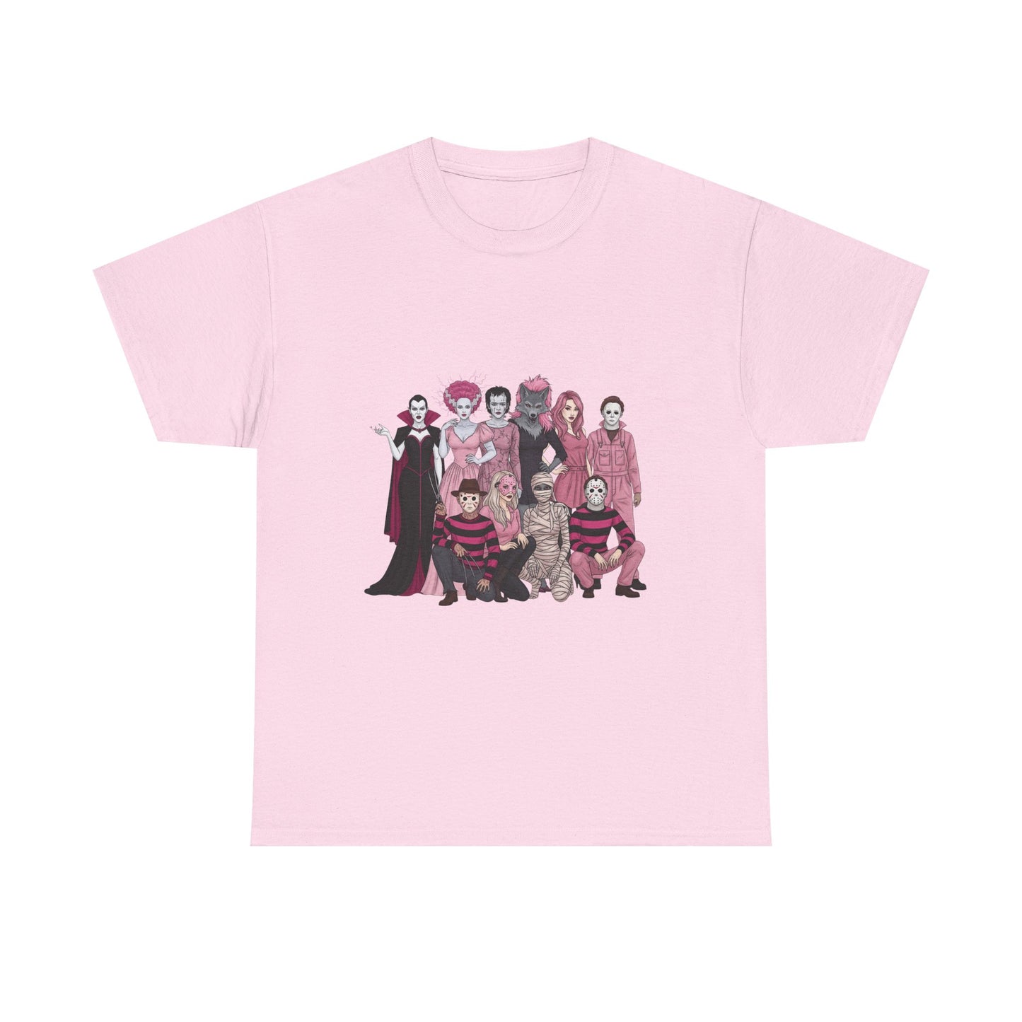 Horror Warriors in Pink Shirt Unisex Tee - Breast Cancer Awareness Month