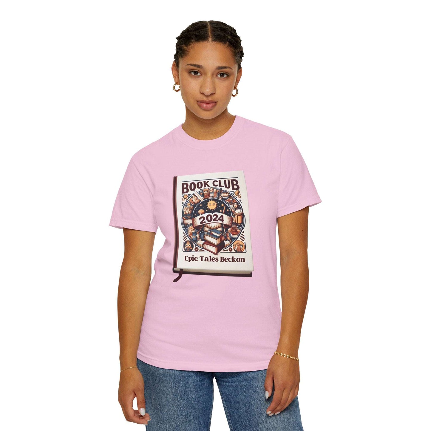 2024 Book Club - Literary Adventure tshirt - Epic Tales Beckon