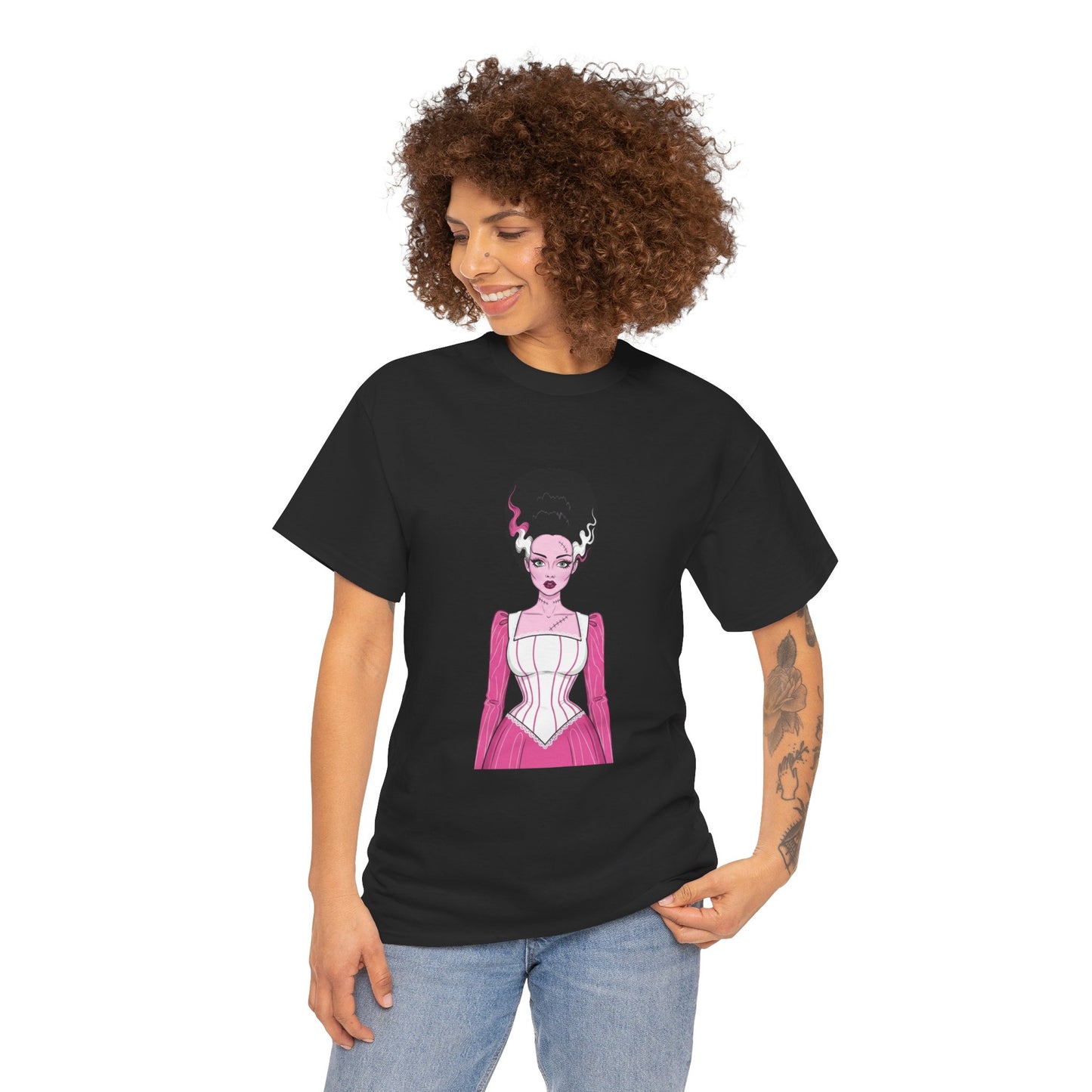 Pink Bride of Frankenstein Awareness Tee
