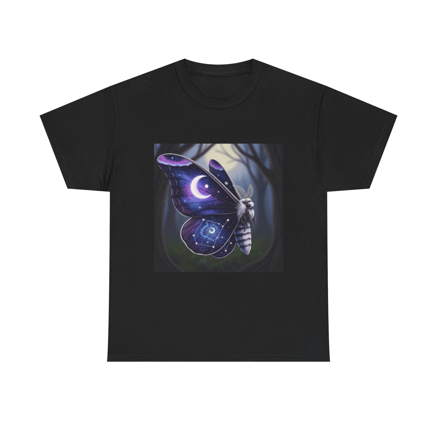 Witchy Galaxy Moth Moon Shirt