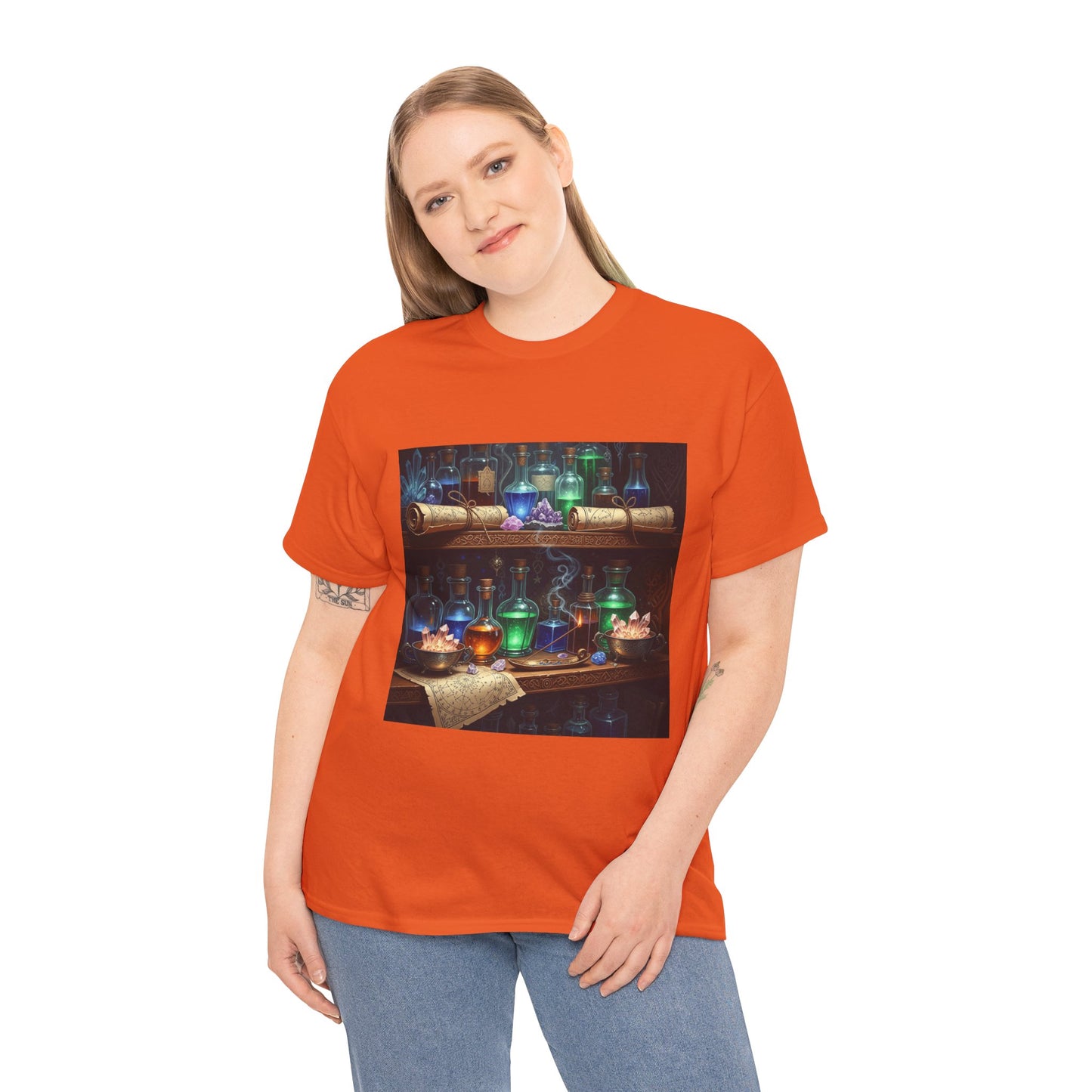 Witch's Potion Shelf Halloween Tee