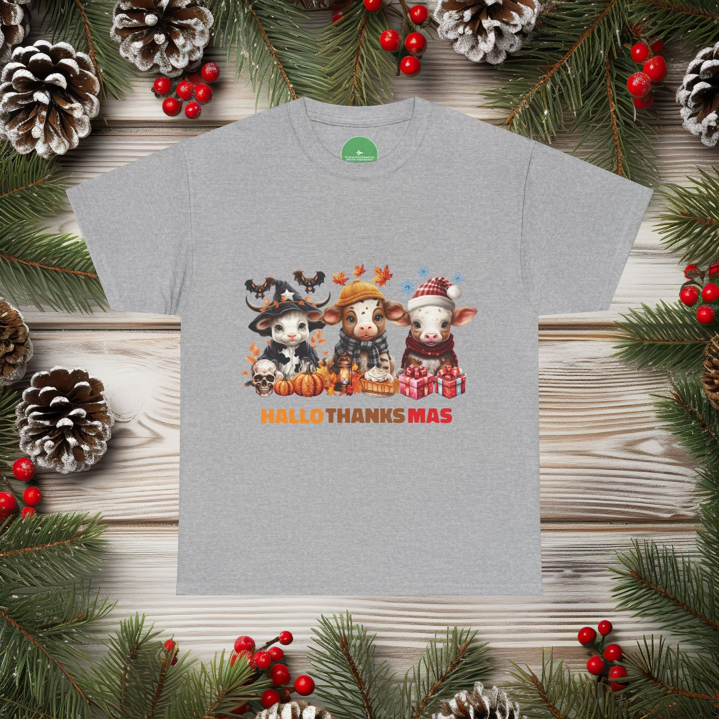 Hallothanksmas Cow