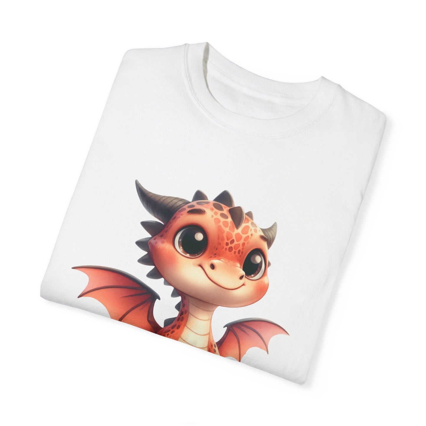 Adorable Dragon Whelp Tee - Soft Cotton T-Shirt with Fantasy Creature tee