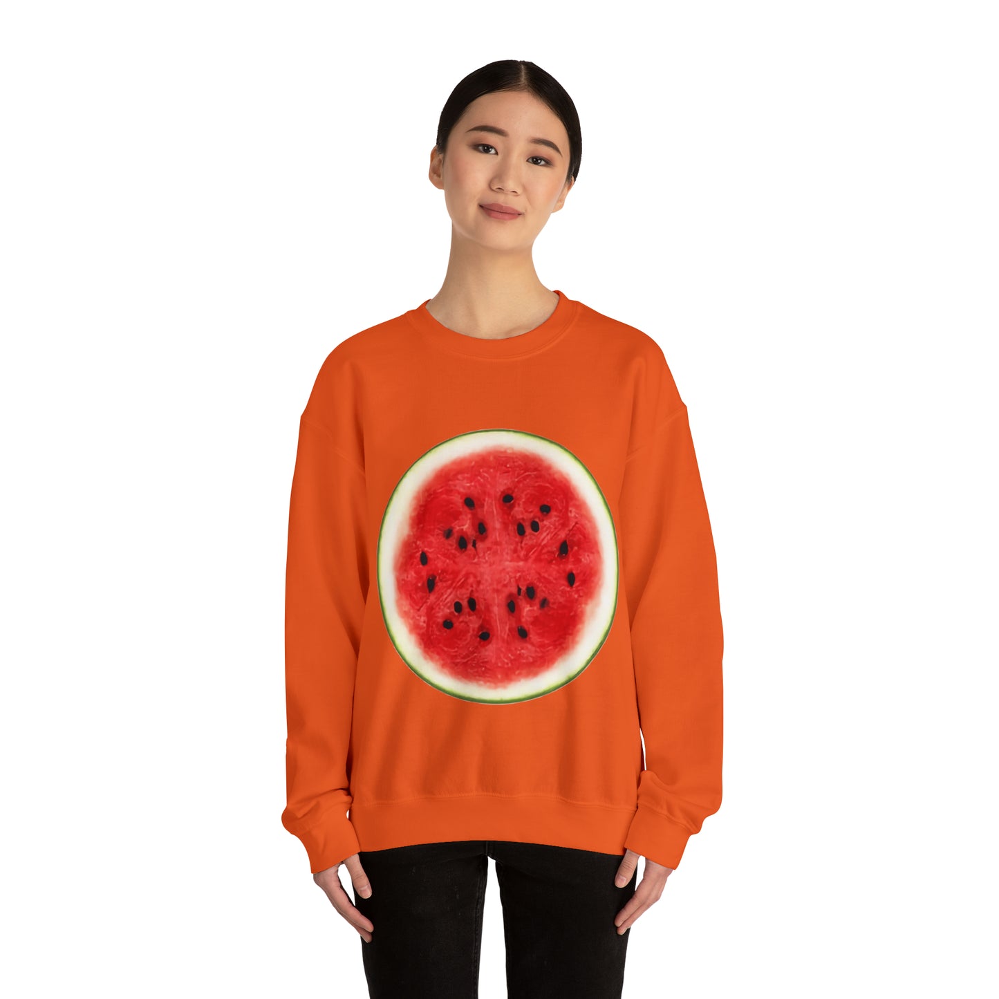 Whimsical Watermelon Lazy Halloween Costume | Unique Unisex Sweatshirt
