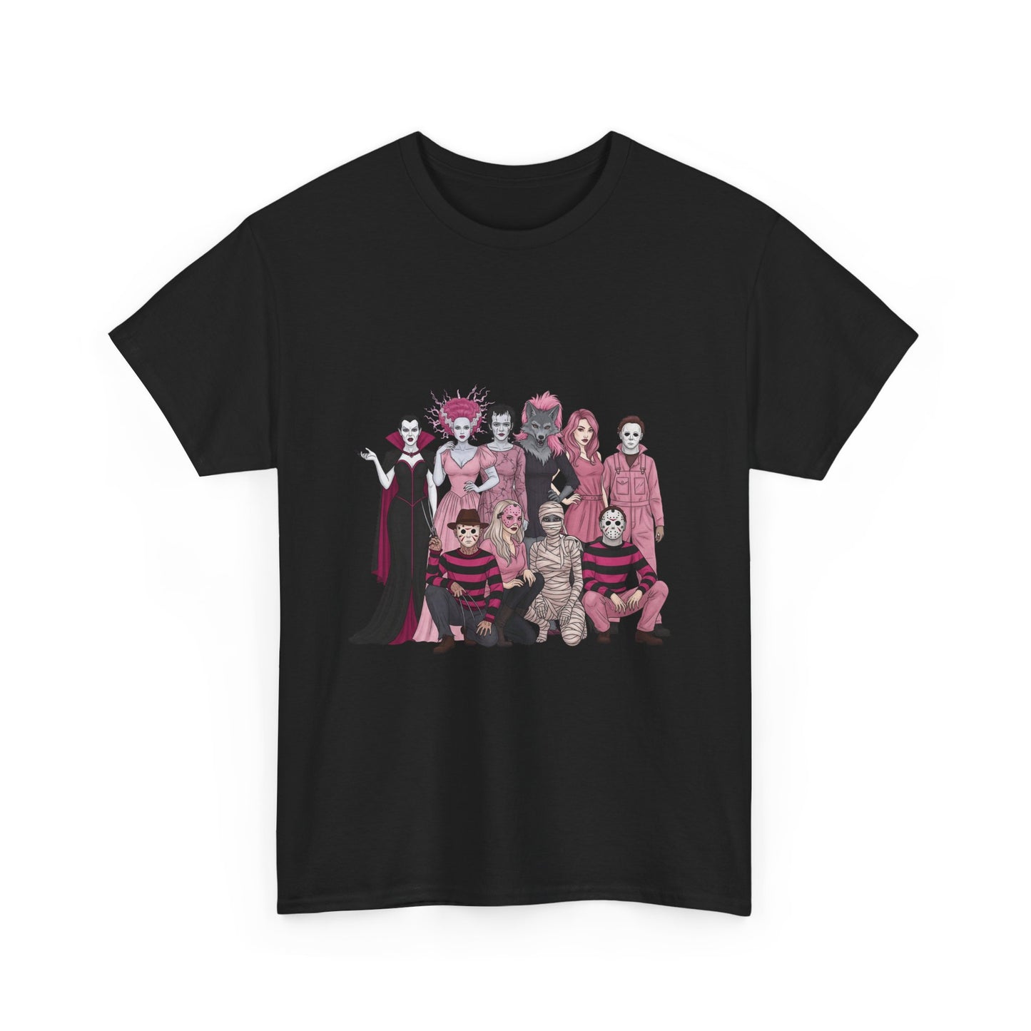 Horror Warriors in Pink Shirt Unisex Tee - Breast Cancer Awareness Month