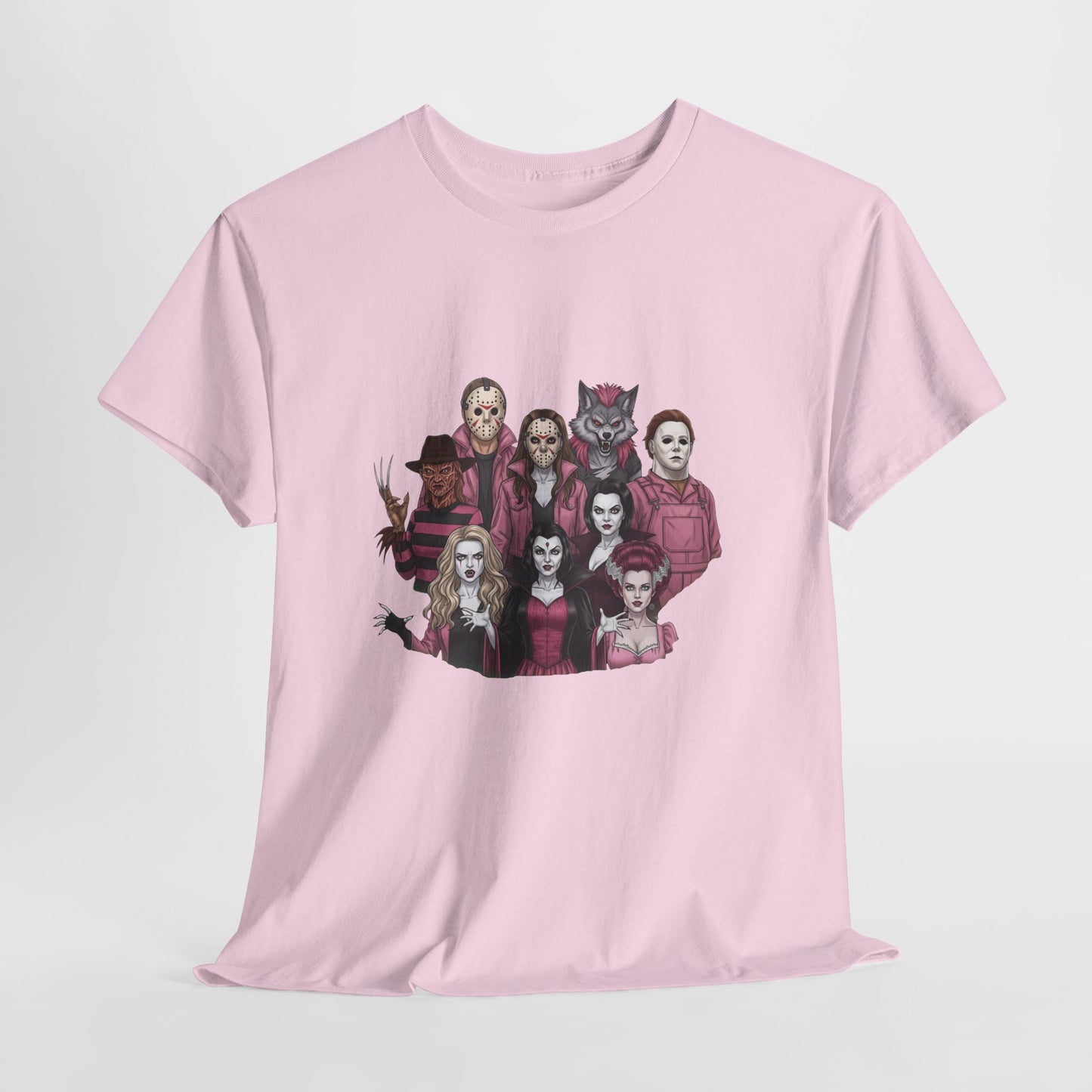 Horror Villains Breast Cancer Awareness Tee