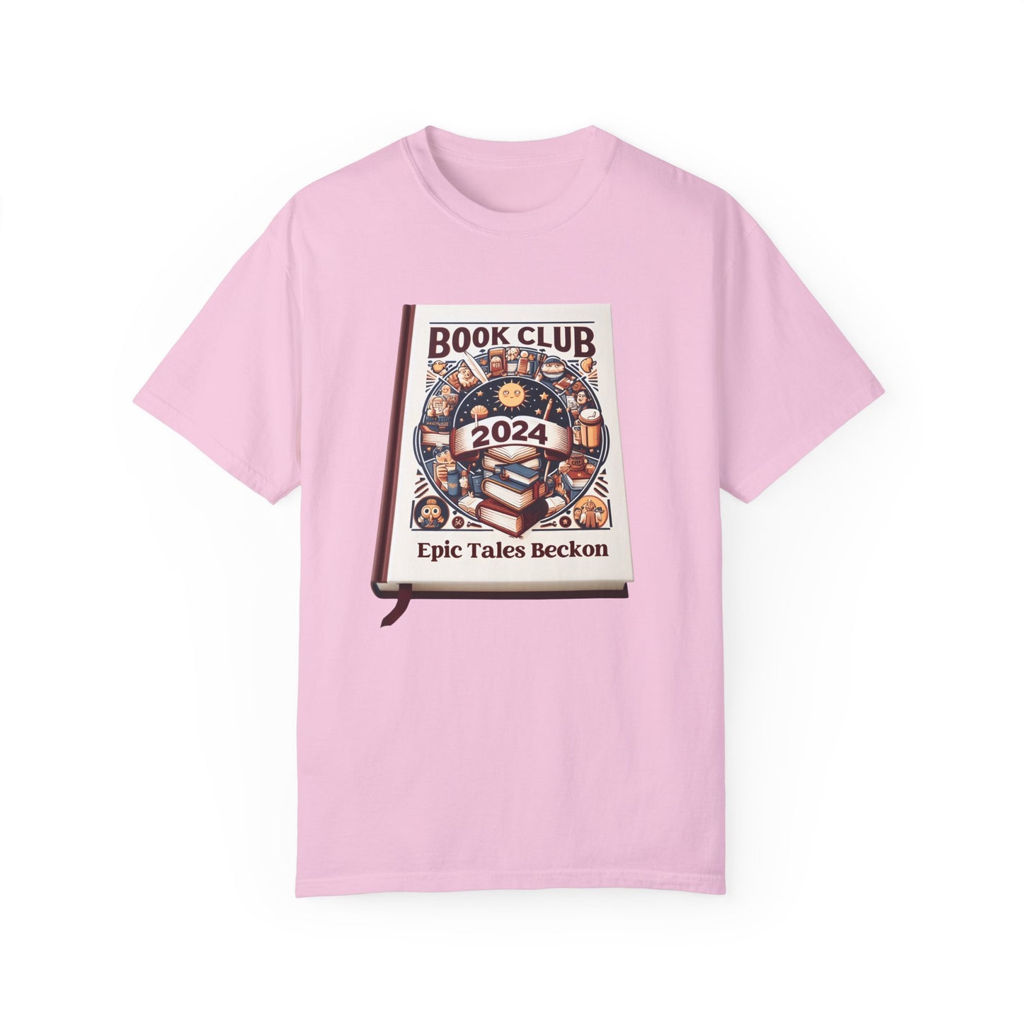 2024 Book Club - Literary Adventure tshirt - Epic Tales Beckon