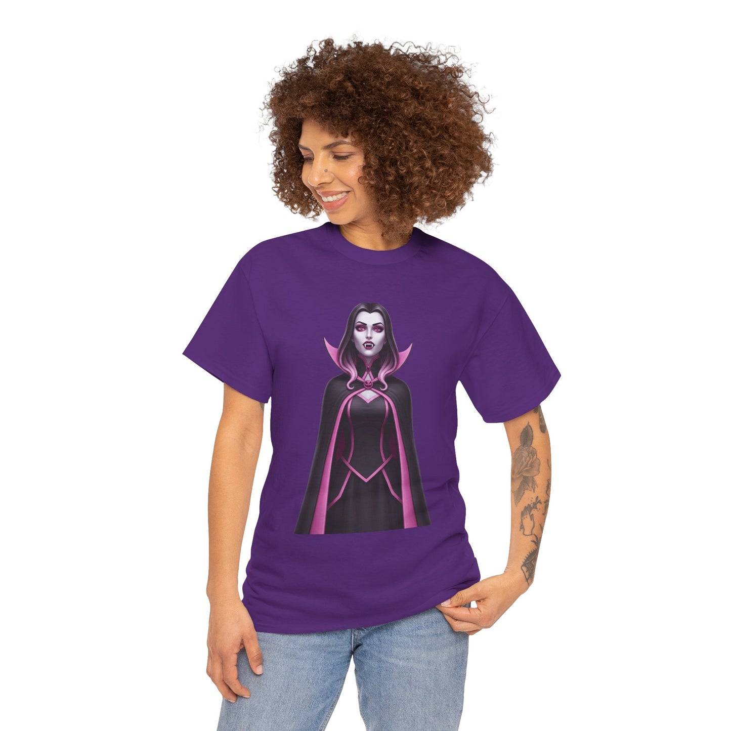 Gothic Vampiress Halloween Tee