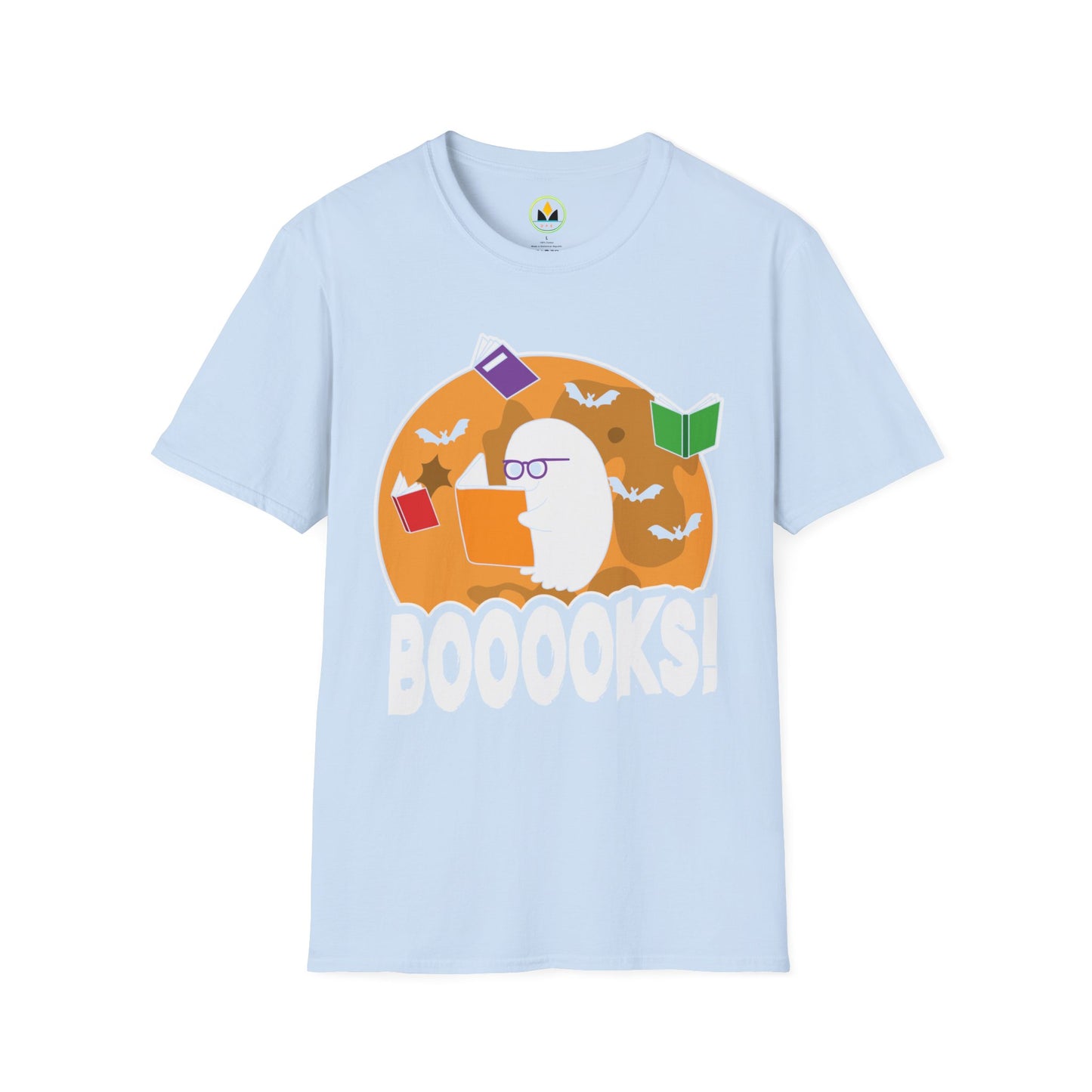 Ghostly Reader - Spooky Halloween BOOOOKS! Tee