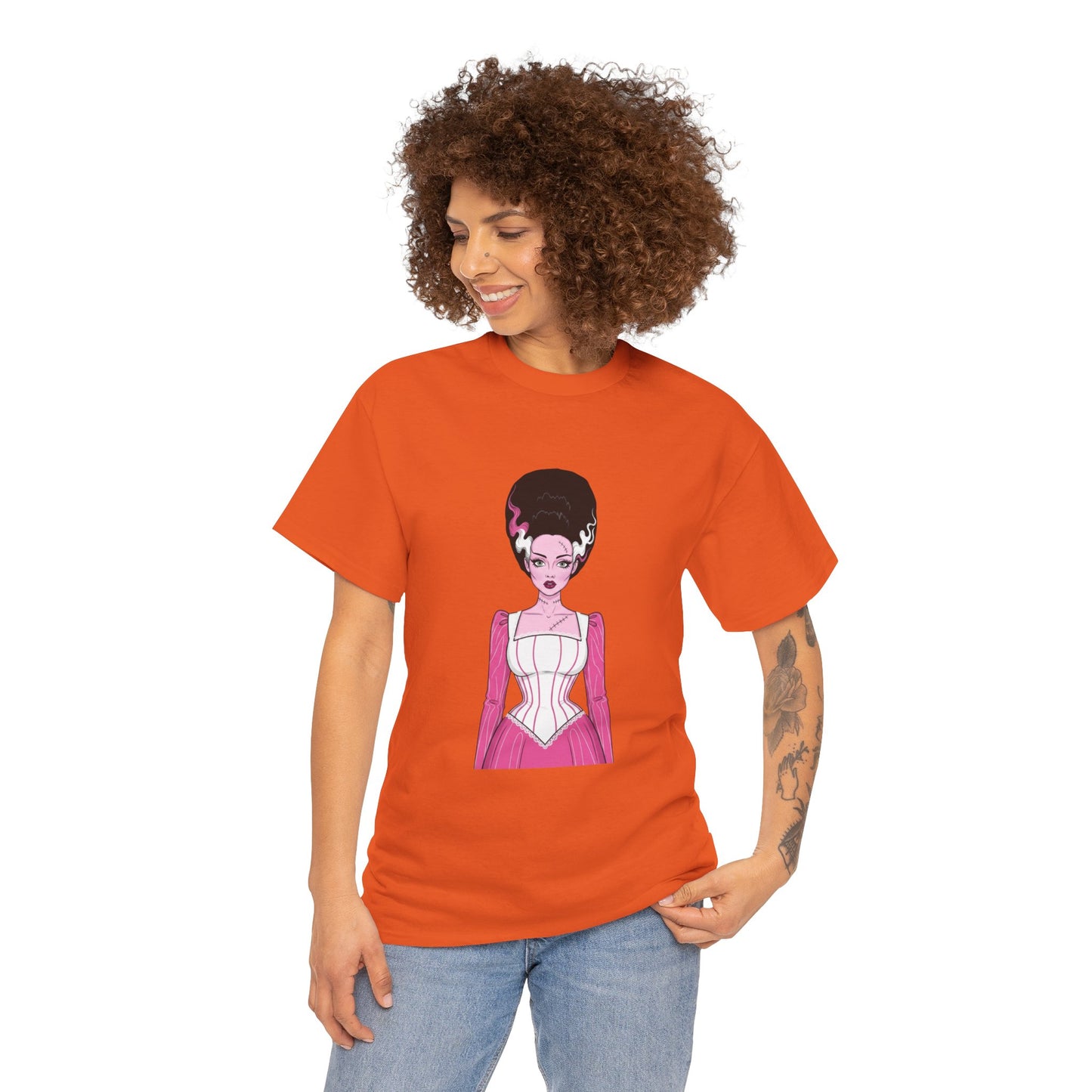 Pink Bride of Frankenstein Awareness Tee