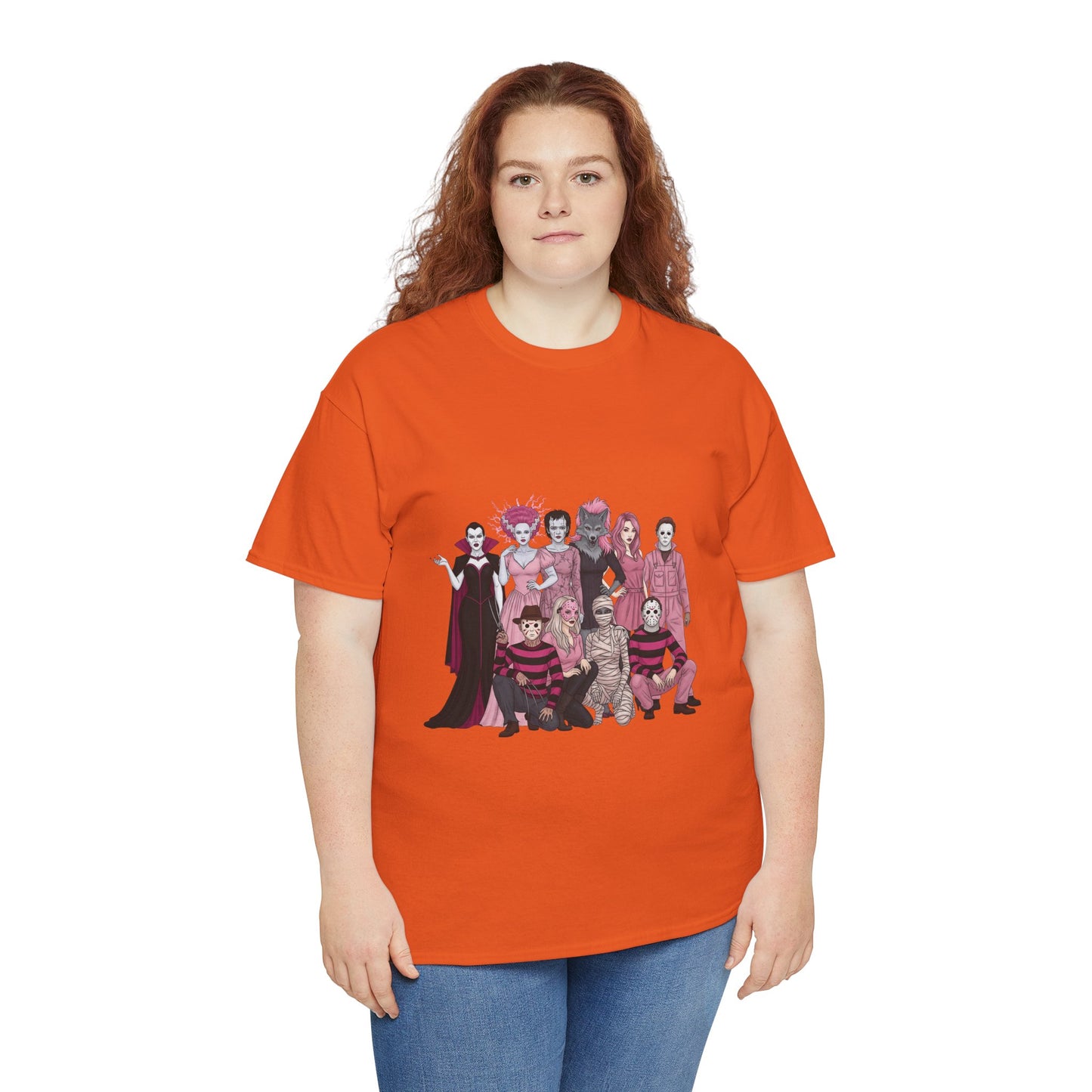 Horror Warriors in Pink Shirt Unisex Tee - Breast Cancer Awareness Month