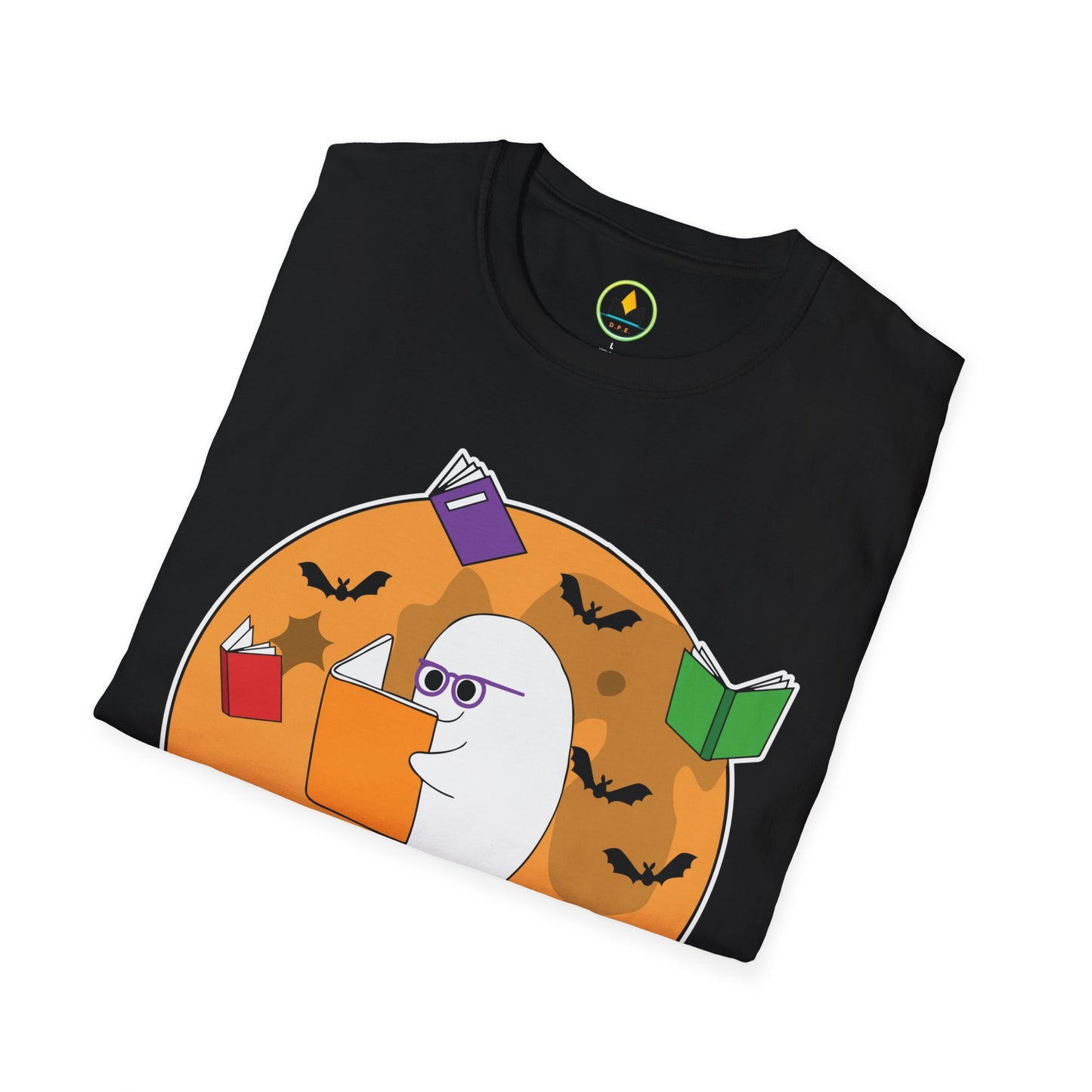 Ghostly Reader - Spooky Halloween BOOOOKS! Tee