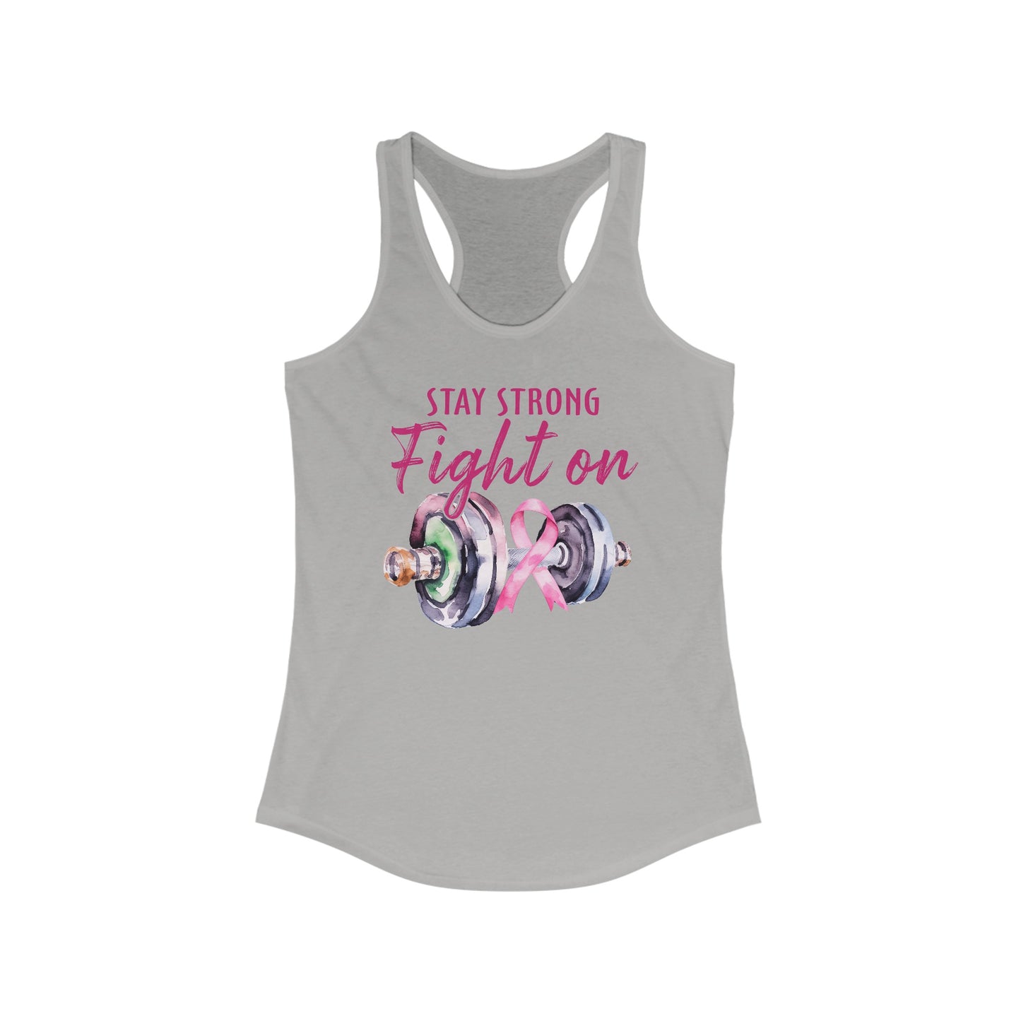 Empowerment Women’s Cancer Awareness Tank Top - Motivational Fitness Apparel