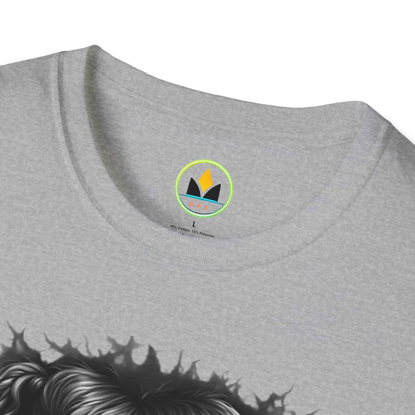Hauntingly Adorable: Spooky Cute Little Girl Ghost Unisex Softstyle T-Shirt